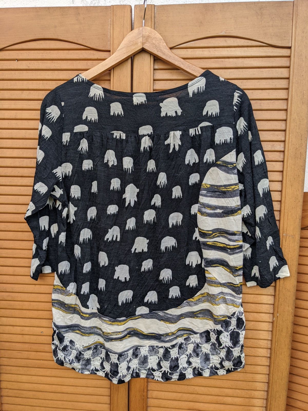Tsumori Chisato TSUMORI CHISATO FULL PRINT TOPS WOMEN SHIRT Size M / US 6-8 / IT 42-44 - 6 Thumbnail