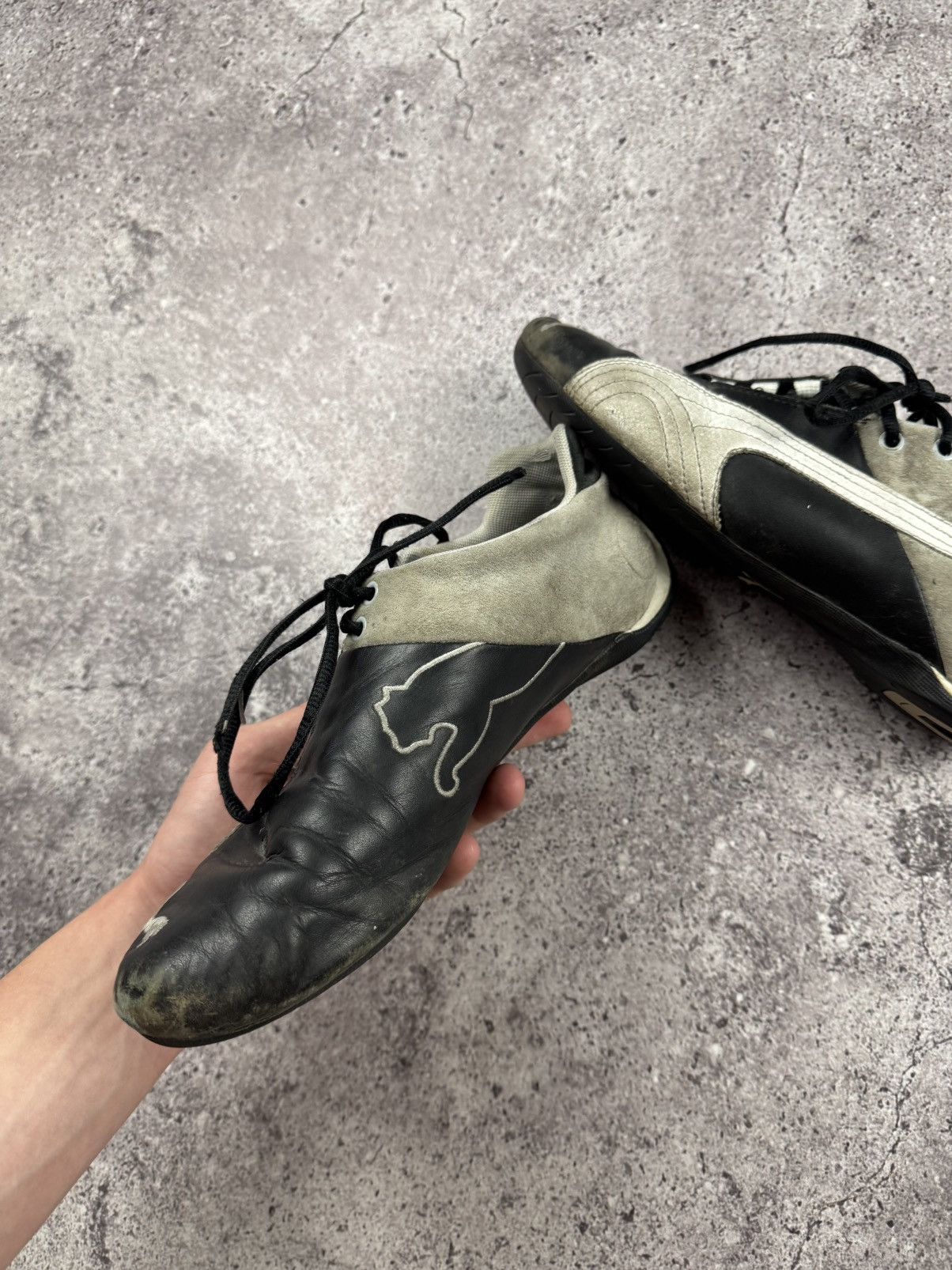 Puma Vintage Puma Y2K opium Blokecore suede sneakers Trashed Size US 10 / EU 43 - 7 Thumbnail
