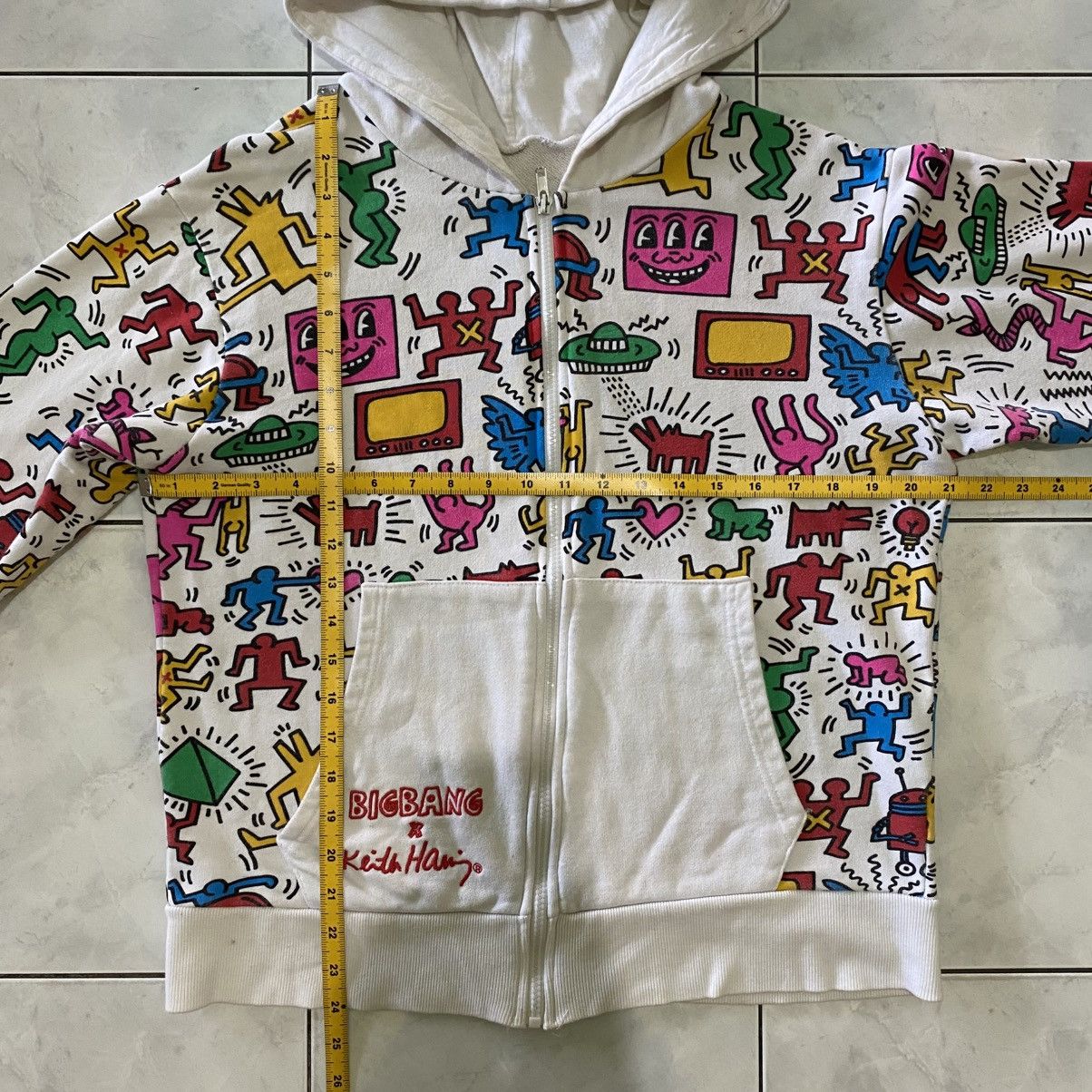 Keith Haring BIGBANG X Keith Haring Hoodie Full Print Colorful Iconic Art Size US L / EU 52-54 / 3 - 17 Thumbnail
