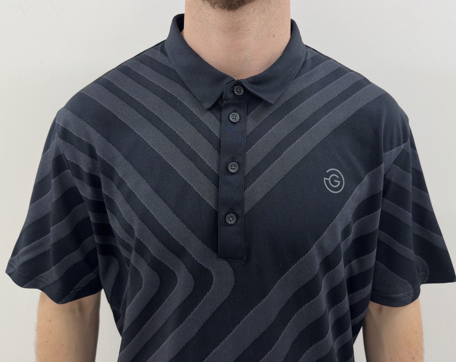 Galvin Green Galvin Green Mens DARK GRAY GREY Golf Polo Shirt Size US XL / EU 56 / 4 - 2 Thumbnail