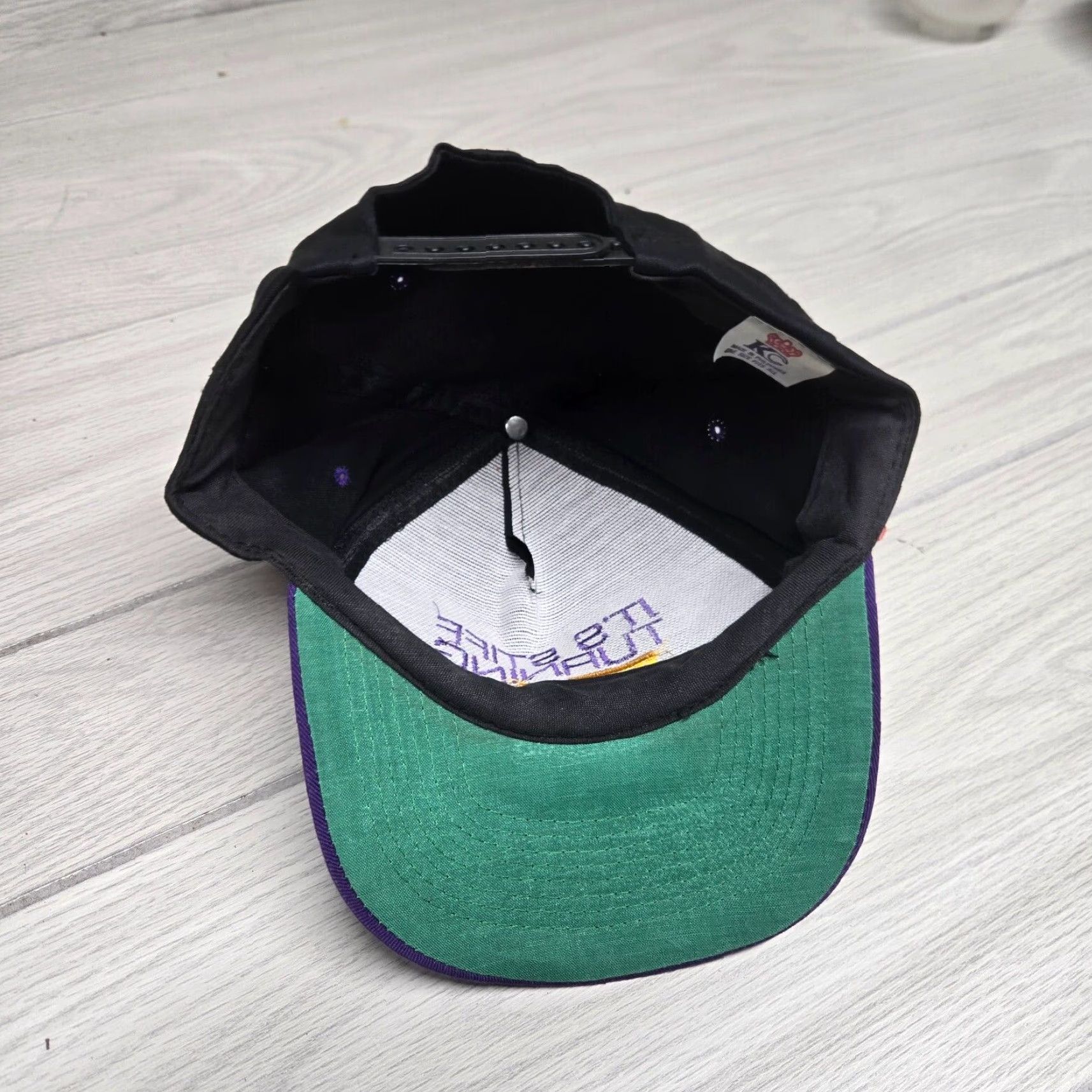 Vintage KC Hat Snapback Stiff It’s 50 Turning Senior Birthday Humor Black Yellow Men One Size - Streetwear Size ONE SIZE - 5 Thumbnail
