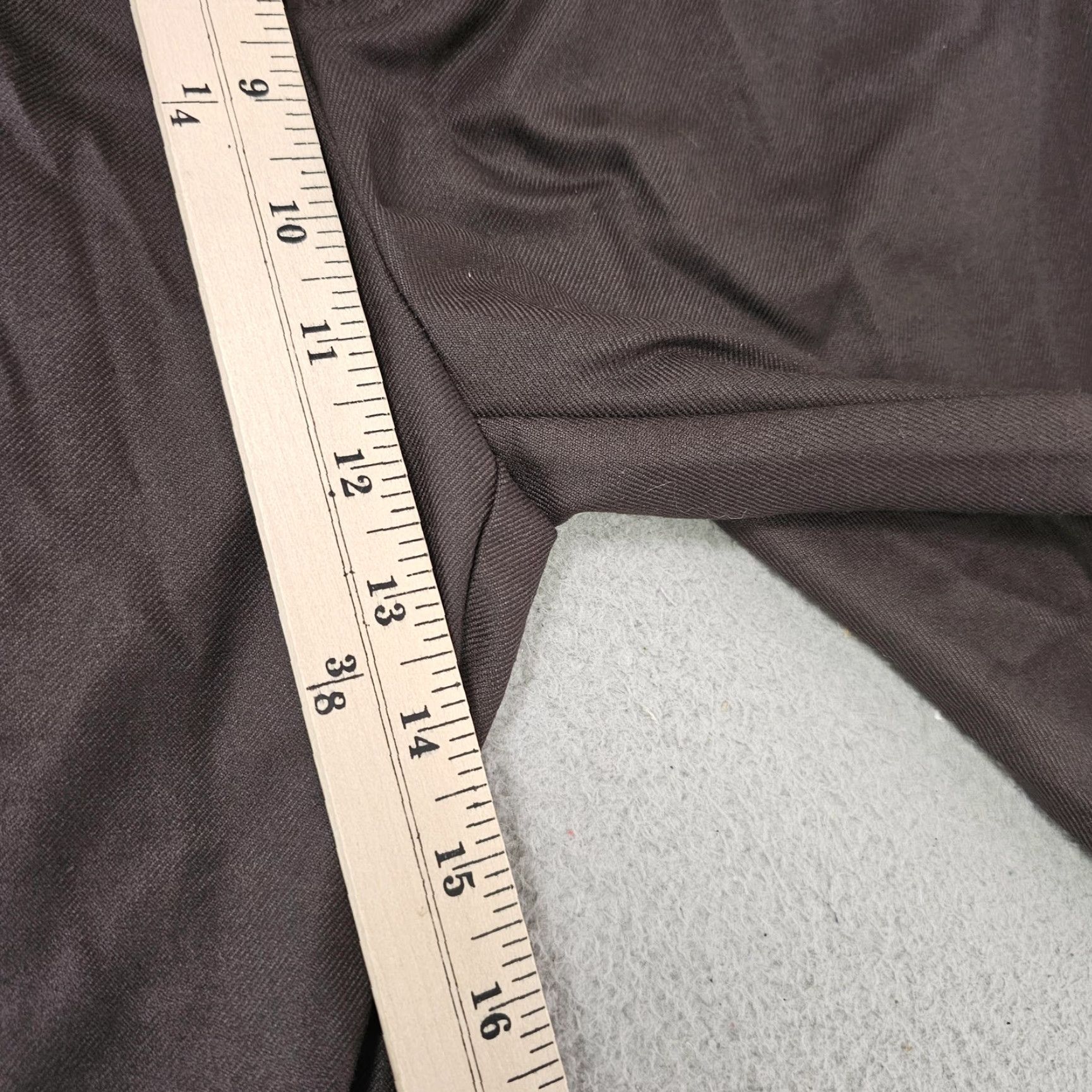 River Island River Island Pants Mens 32x28 Brown Tapered Casual Dress Trouser Slim Front Zip Hook Pockets Regular Inseam 28in Men Brown Dress Pants Size US 32 / EU 48 - 5 Thumbnail
