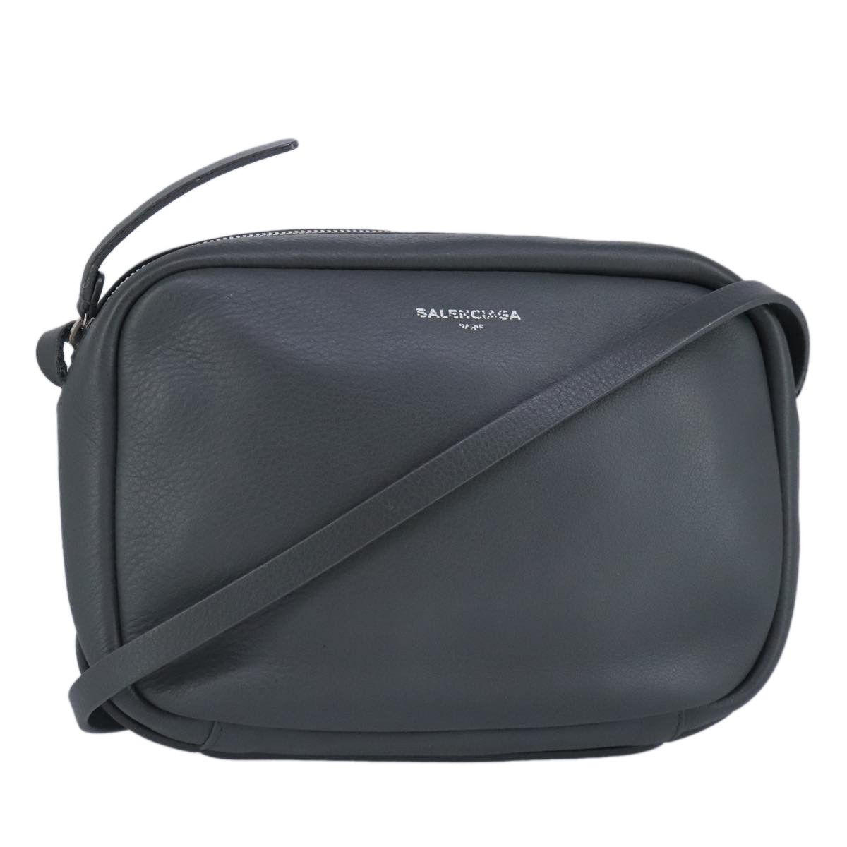 Balenciaga Everyday Grey Leather Shoulder Bag (Pre-Owned) Size ONE SIZE - 1 Thumbnail