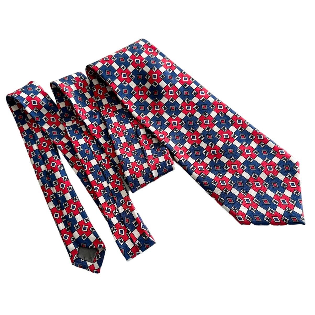 Robert Talbott Robert Talbott 100% silk hand sewn geometric neck tie 4” w Size ONE SIZE - 4 Thumbnail
