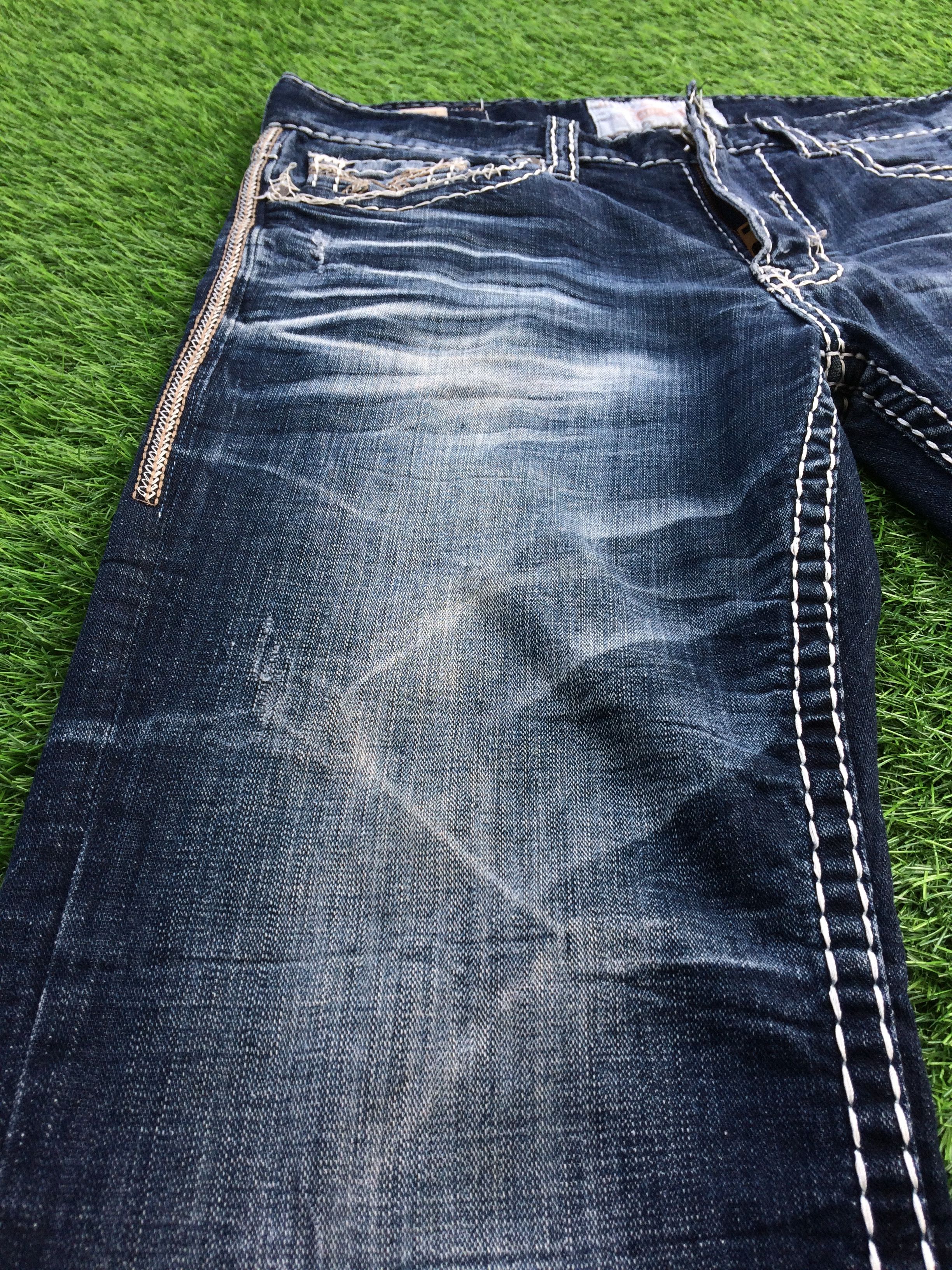 Big Star × Japanese Brand × Jean Big Star Bold Stitch Jeans D-871 Size US 34 / EU 50 - 6 Thumbnail