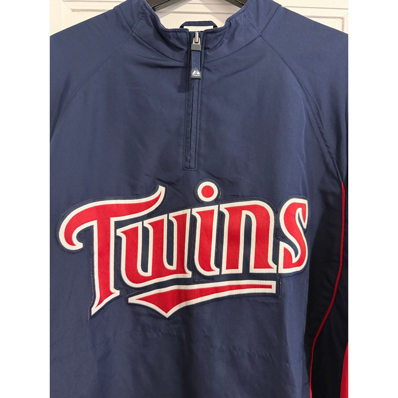 Majestic Minnesota Twins Majestic 1/4-Zip Windbreaker Jacket Size M Size US M / EU 48-50 / 2 - 2 Thumbnail