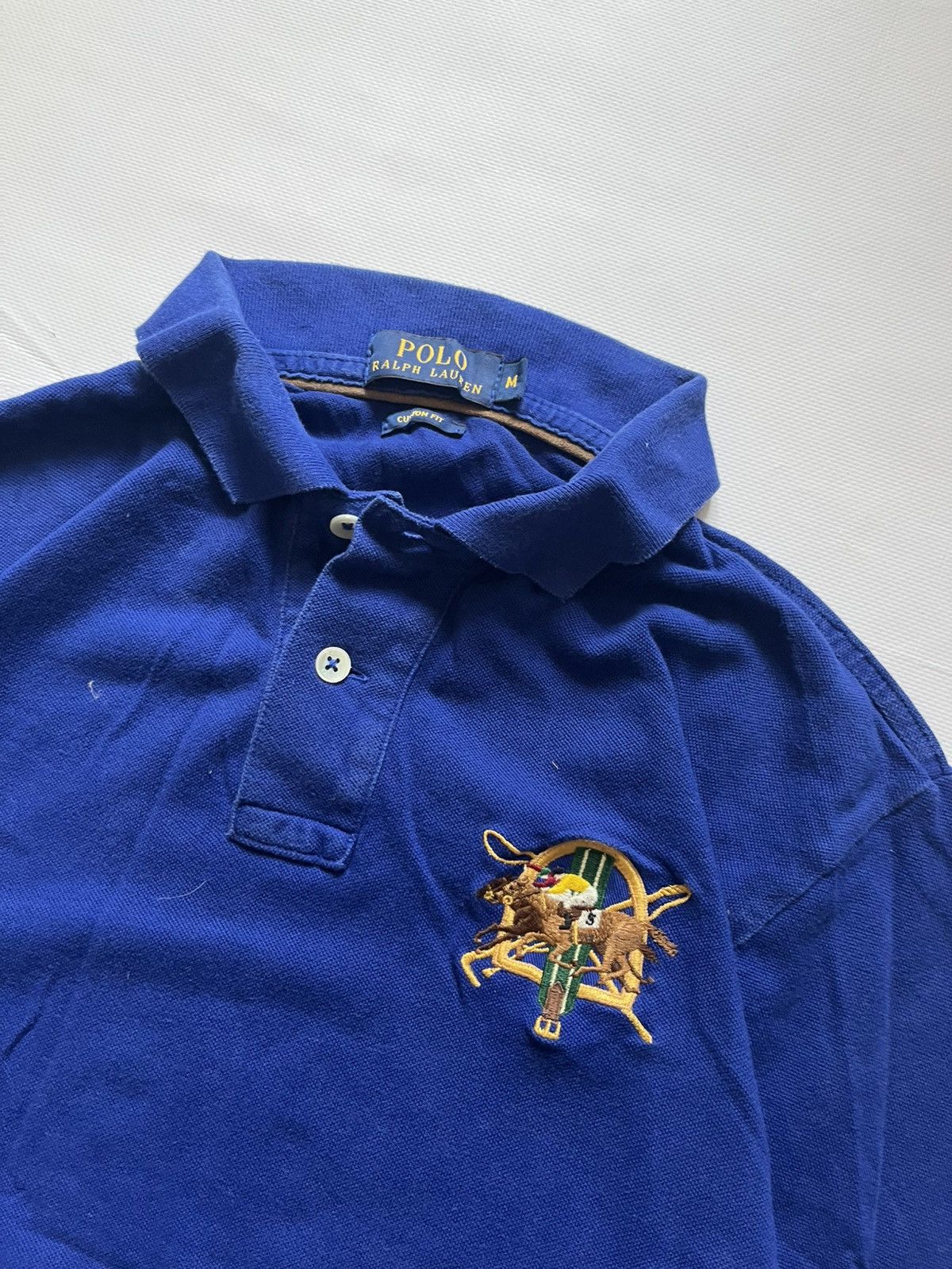 Polo Ralph Lauren Polo Ralph Lauren Striped Big Pony Polo Shirt Size US M / EU 48-50 / 2 - 4 Thumbnail