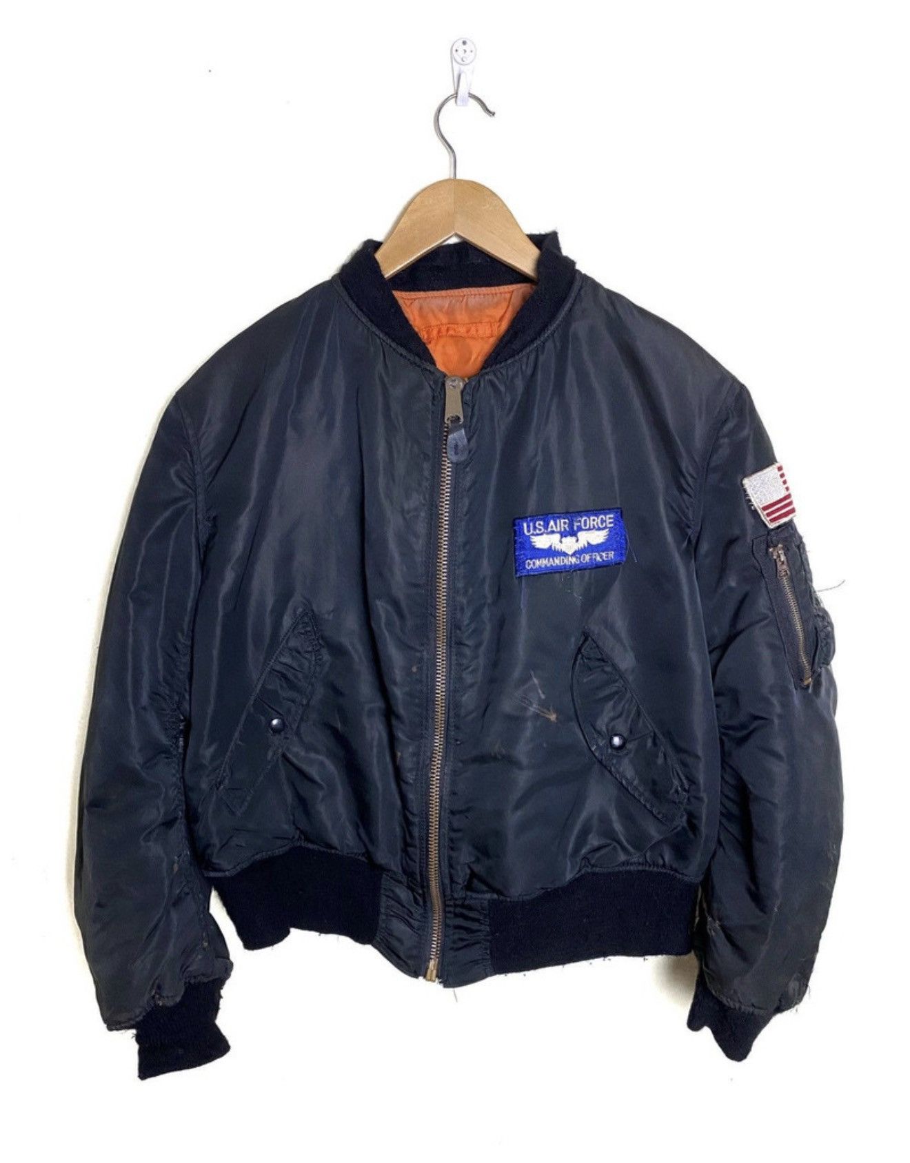 Alpha Industries Vintage Alpha Industries Reversible Bomber Flight Jacket Size US L / EU 52-54 / 3 - 1 Thumbnail