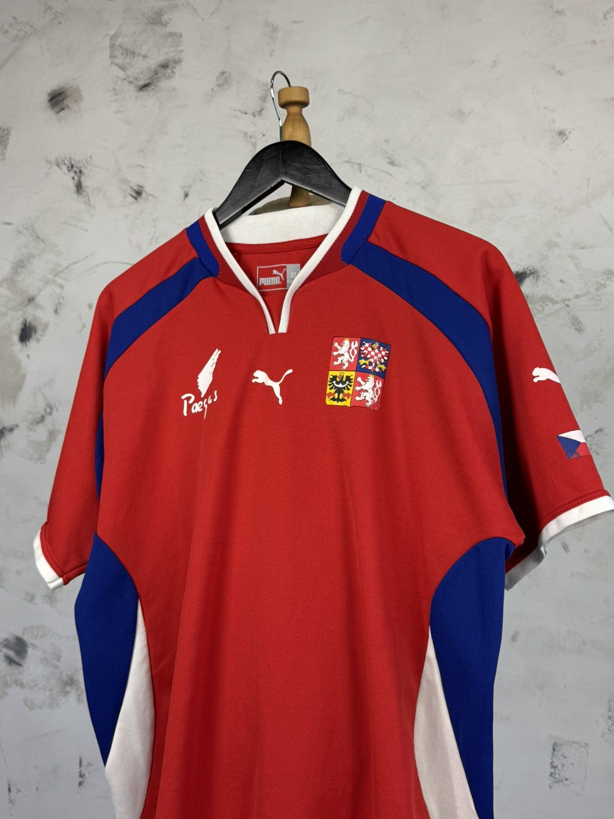 Puma Vintage 2000 - 2002 Puma Czech Jersey Shirt Size L - XL Size US XL / EU 56 / 4 - 2 Thumbnail