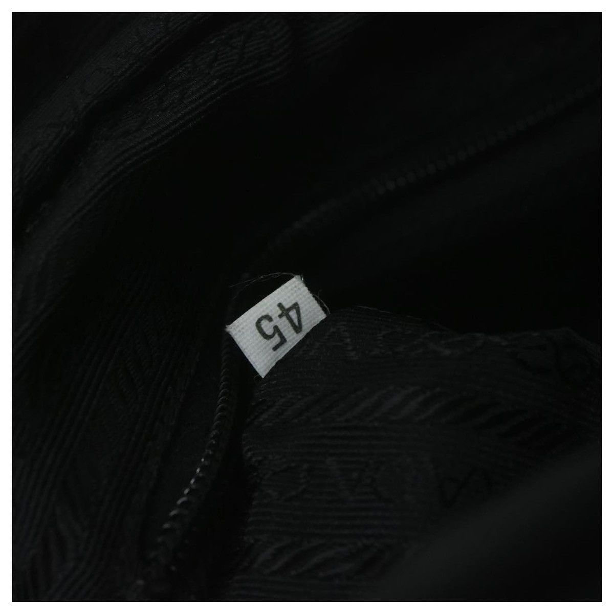 Prada Authentic PRADA Hand Bag Nylon Black Size ONE SIZE - 9 Thumbnail