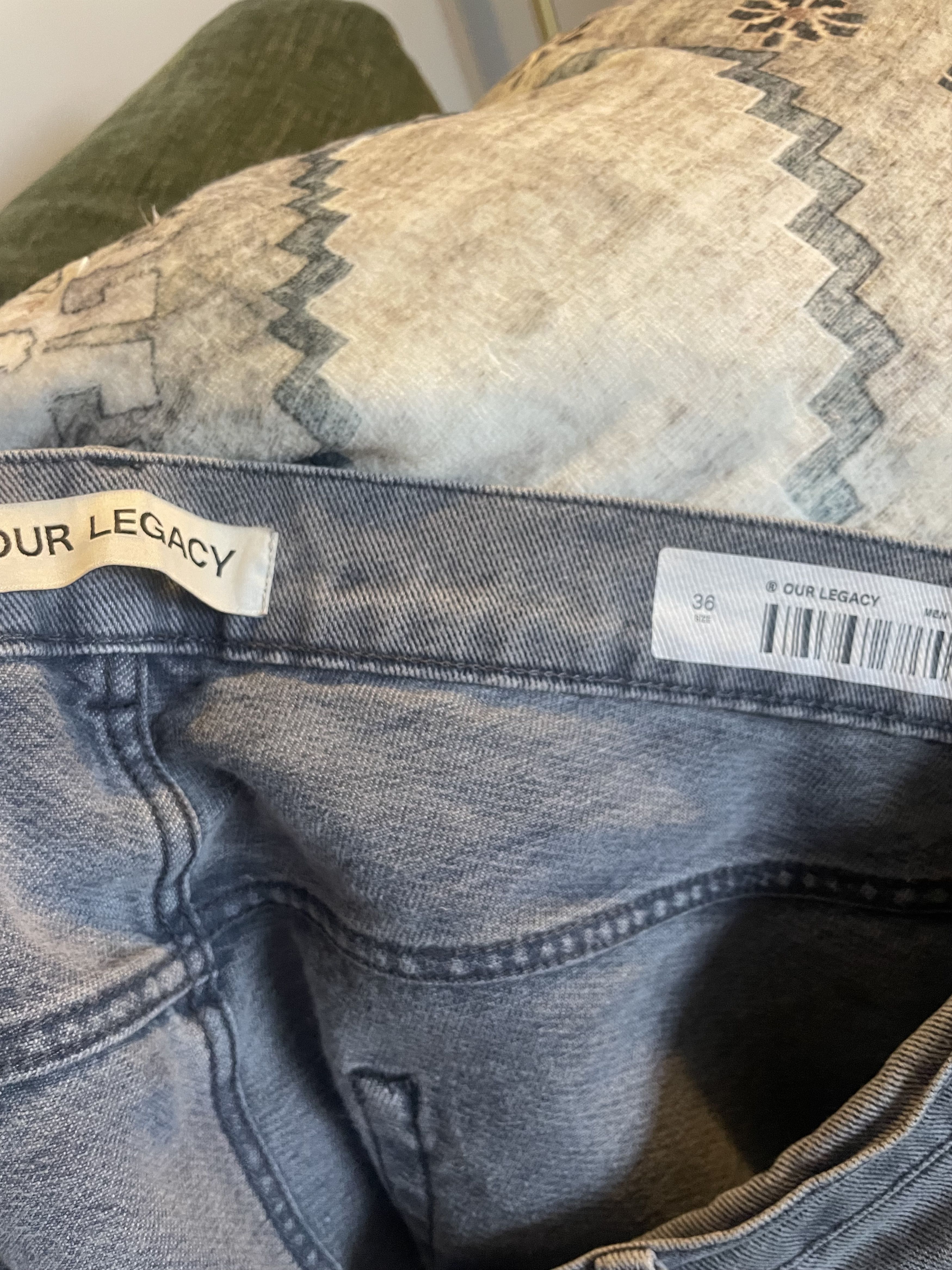 Our Legacy Third Cut Denim Pants Twilight Attic Wash Size US 36 / EU 52 - 3 Thumbnail