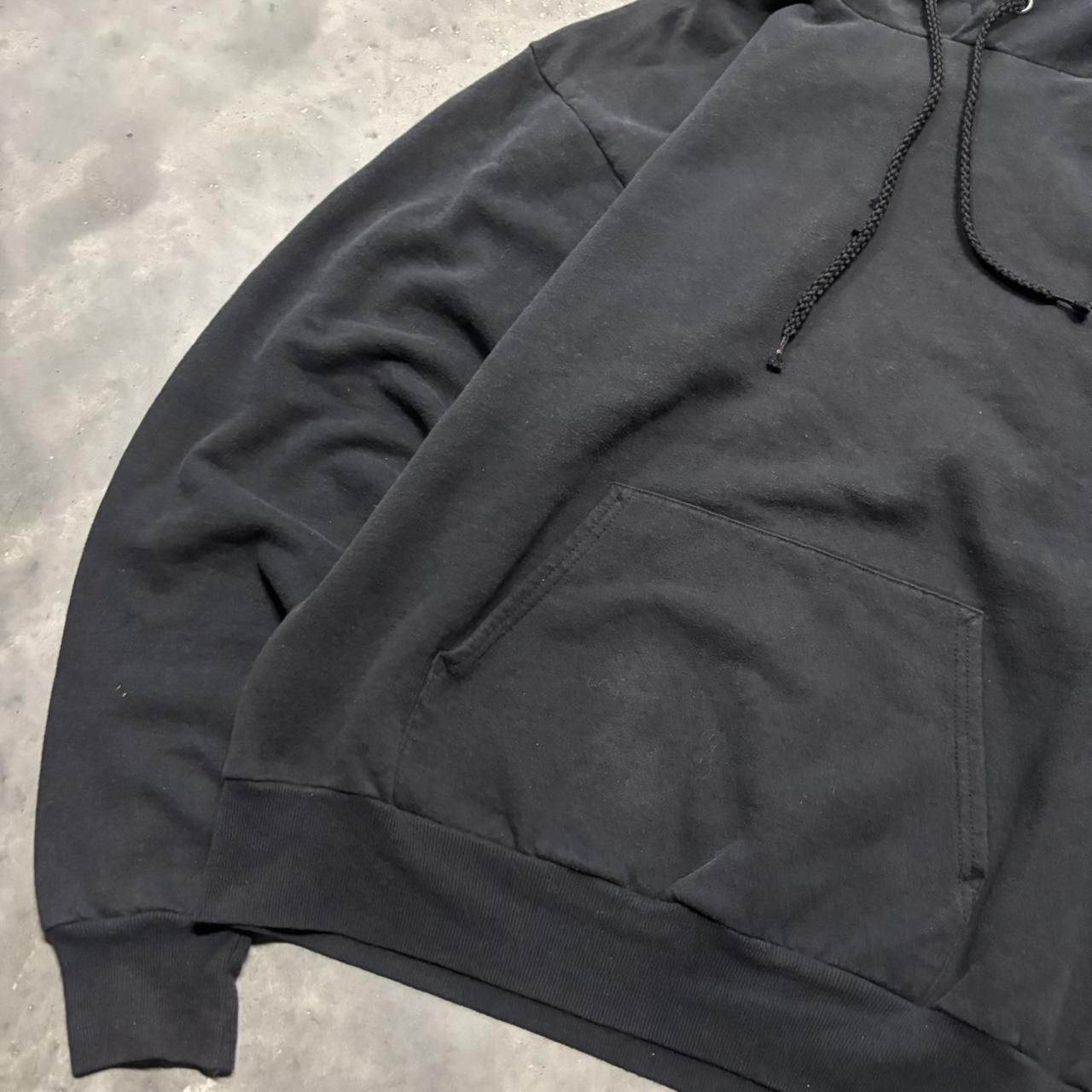 Japanese Brand × Vintage Crazy Vintage Y2K/2000s Black Streetwear Essential Hoodie! Size US M / EU 48-50 / 2 - 3 Thumbnail