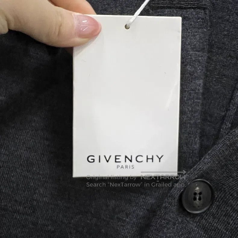 Givenchy Givenchy Dark Gray Knit Cardigan Size US S / EU 44-46 / 1 - 4 Thumbnail