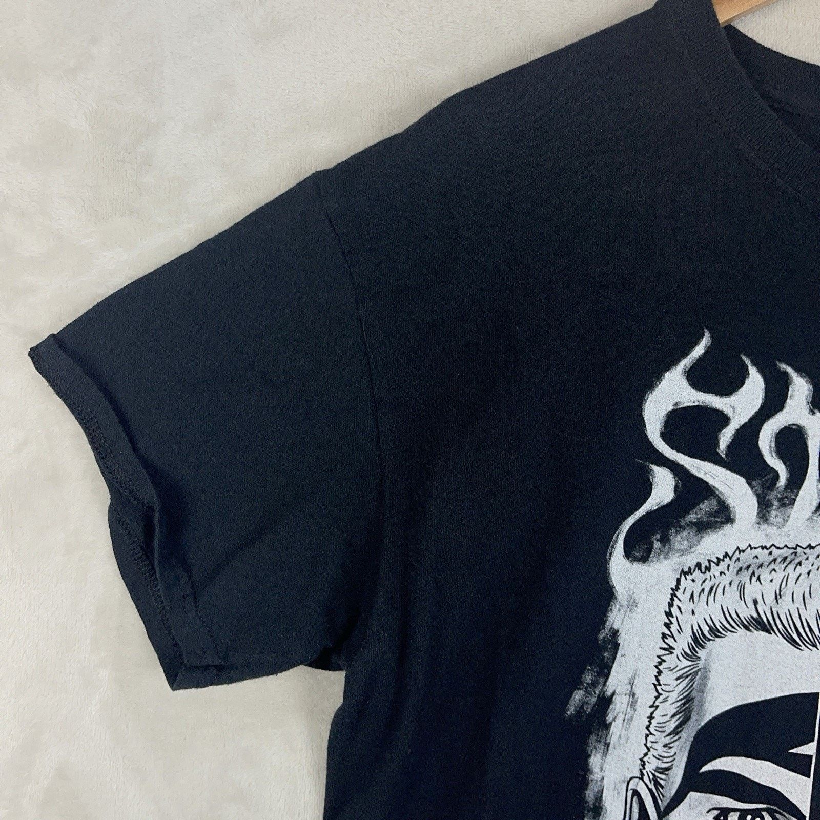 WWE WWE Sting White Warrior Split Face Shirt 2017 Wrestling Tee Size US L / EU 52-54 / 3 - 4 Thumbnail