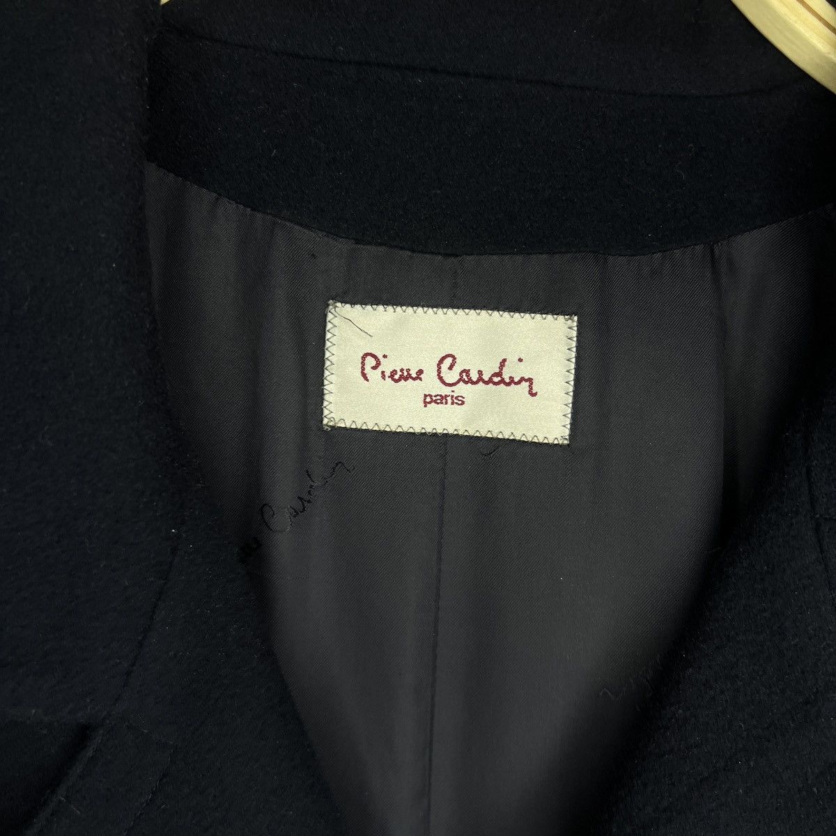 Pierre Cardin × Vintage Vintage Pierre Cardin Wool Cashmere Navy Long Coat Size US L / EU 52-54 / 3 - 5 Thumbnail