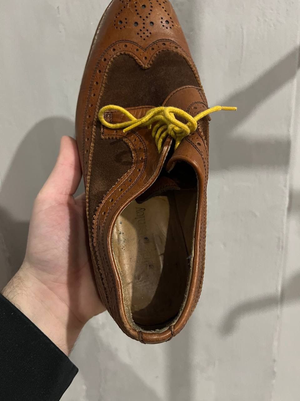 Russell & Bromley RUSSEL&BROMLEY MORRIS OXFORD LEATHER LACE UP SHOES SIZE 7 Size US 7 / EU 40 - 11 Thumbnail