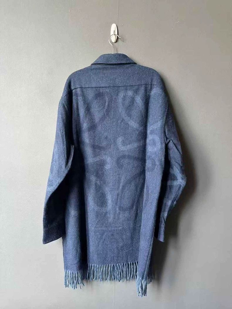 Loewe LOEWE Large logo leather shirt coat Size M / US 6-8 / IT 42-44 - 2 Thumbnail