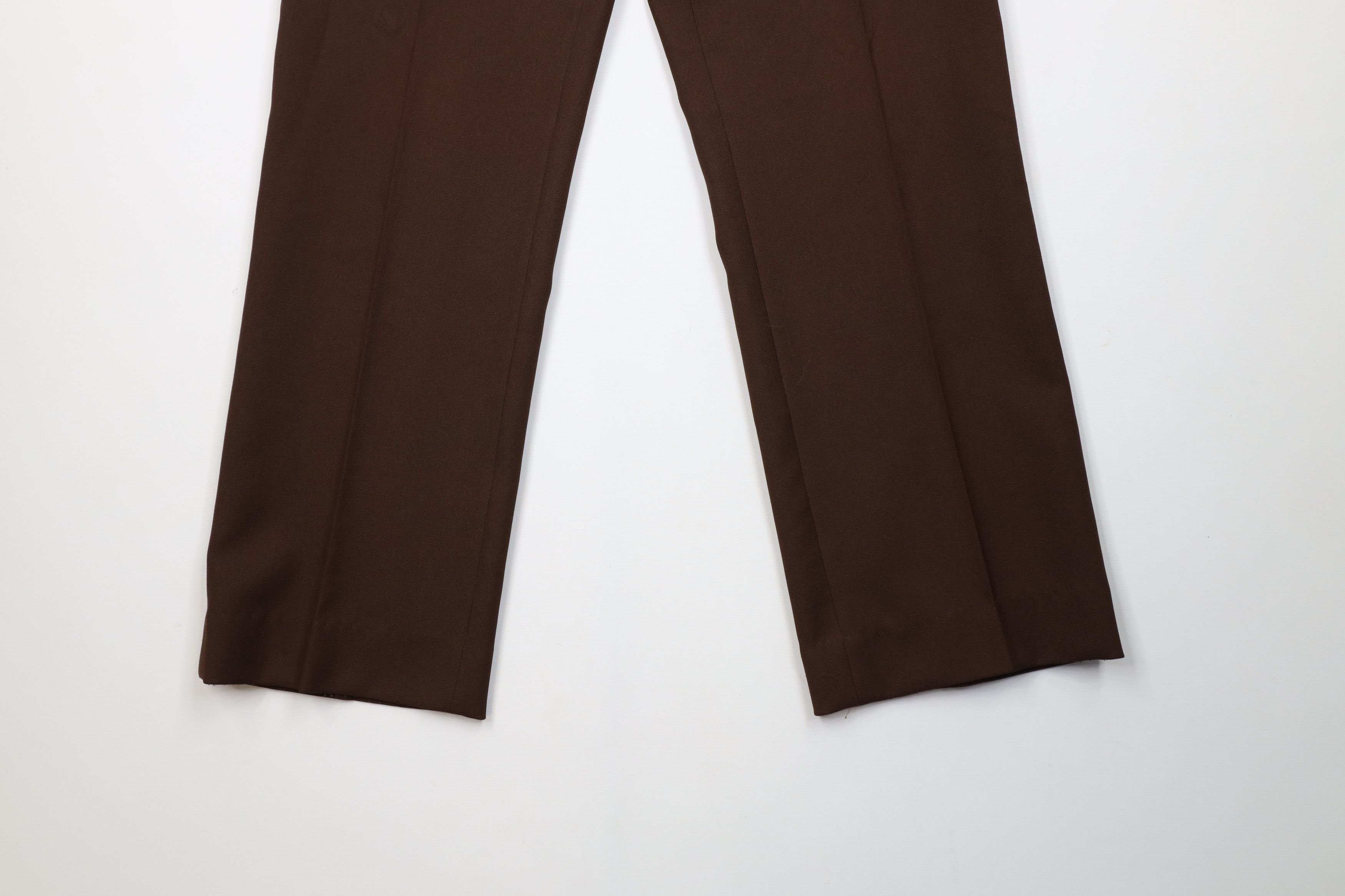 Vintage Vintage 70s Streetwear Bell Bottoms Chino Pants Brown USA Size US 36 / EU 52 - 4 Thumbnail