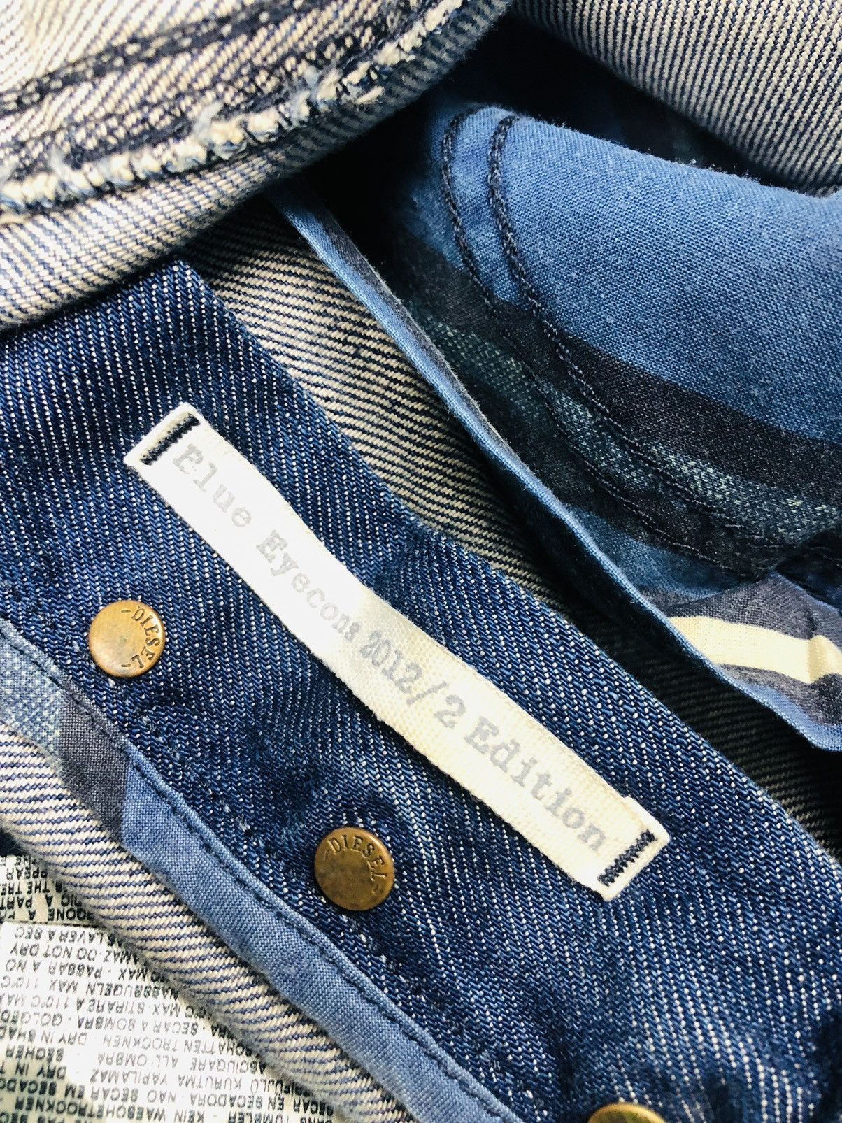 Diesel Diesal Industry Distress Jeans (36) Size US 28 / EU 44 - 13 Thumbnail