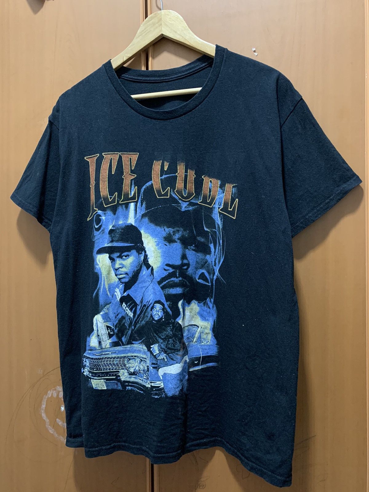 Rap Tees Ice Cube rap tee Faded T Shirt L Size US L / EU 52-54 / 3 - 2 Thumbnail