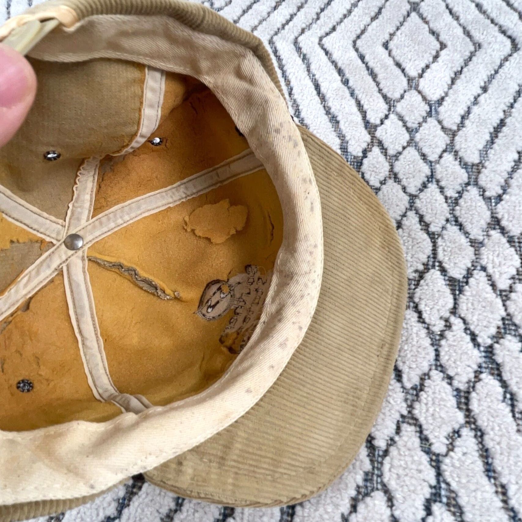 Vintage VINTAGE Southern States Trucker Hat Cap Brown Corduroy Rope 80s USA Snap Back FF Size ONE SIZE - 7 Thumbnail