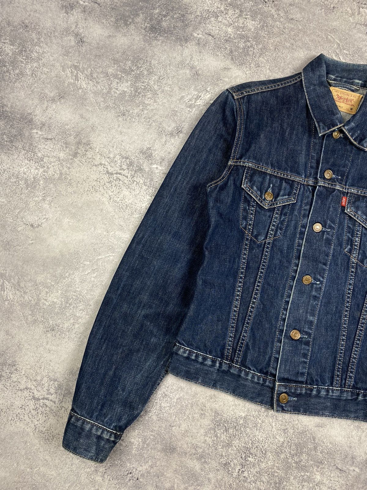 Levi's Vintage Levis Denim Jeans Trucker Jacket Bomber Size M / US 6-8 / IT 42-44 - 4 Thumbnail