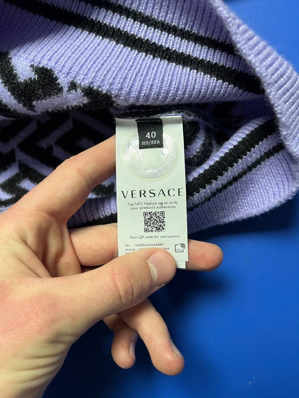 Versace Versace La Greca Medusa Knit Sweater Women’s Made in Italy Size S / US 4 / IT 40 - 11 Thumbnail