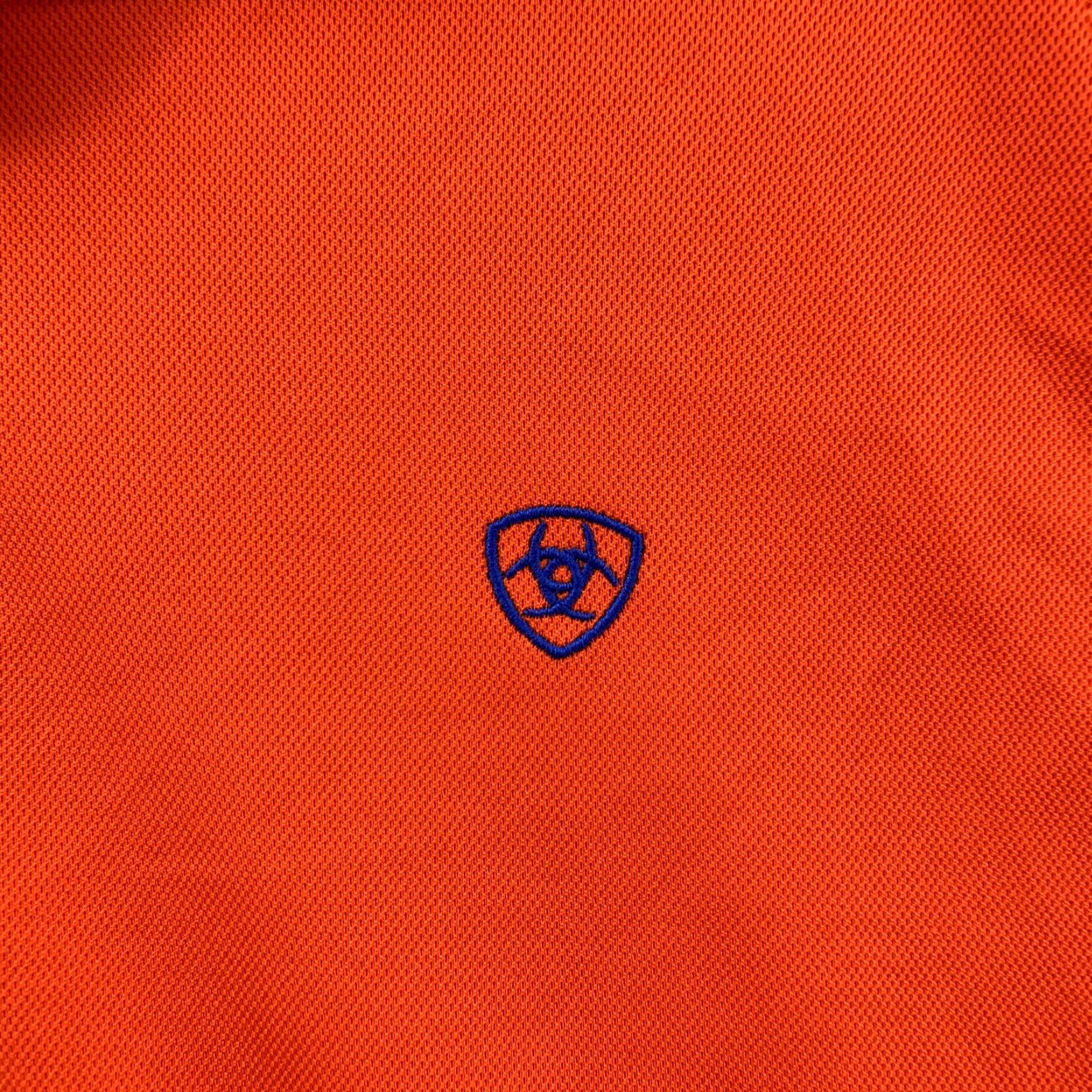 Ariat Ariat Tek Heat Series Polo Shirt Men's Large Orange Performance Workwear Cowboy Polo Shirt Orange Ariat Nike? Size US L / EU 52-54 / 3 - 4 Thumbnail