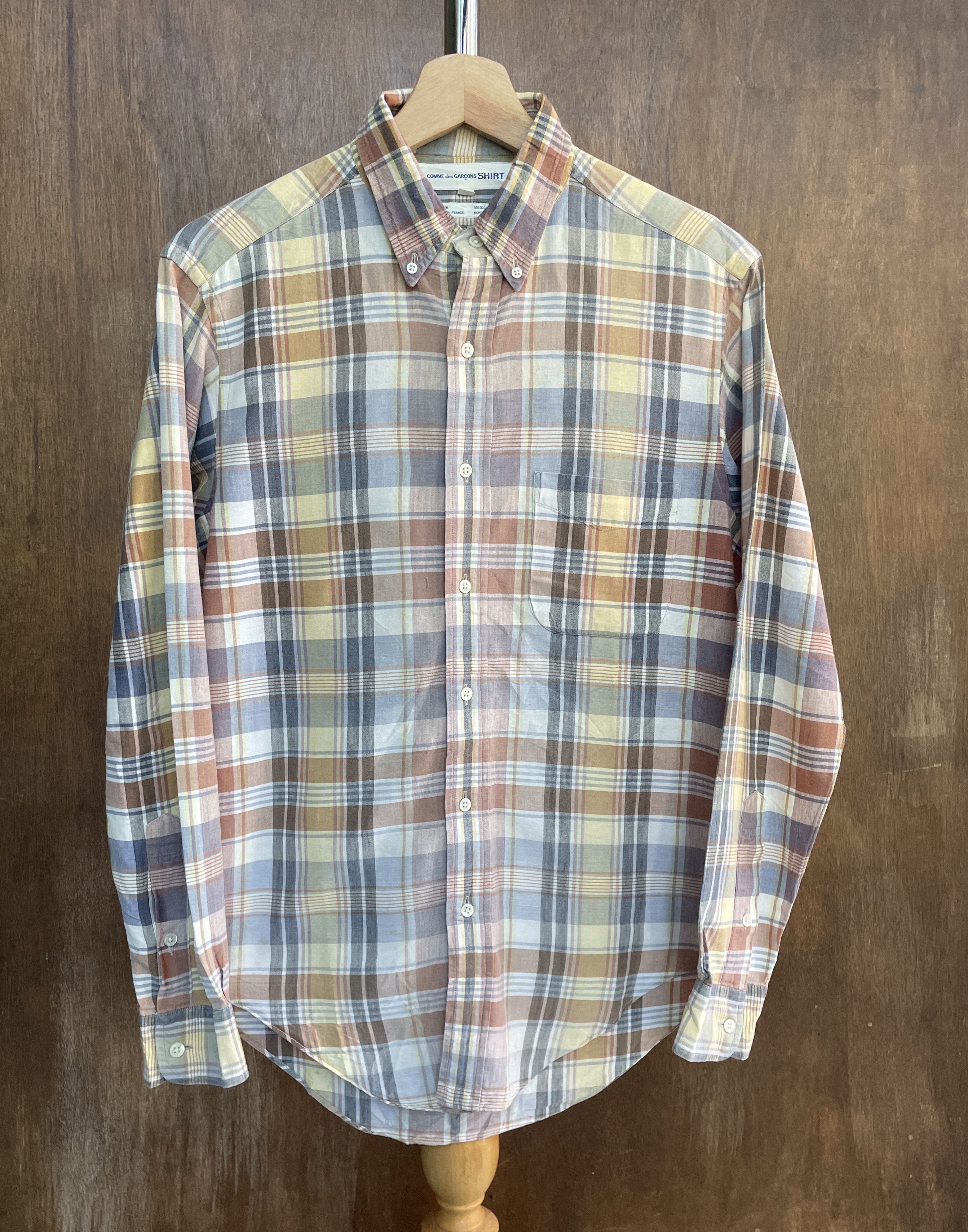 Comme des Garcons COMME des GARCONS Tartan Shirt Dry Clean Only Size US XXS / EU 40 - 1 Thumbnail