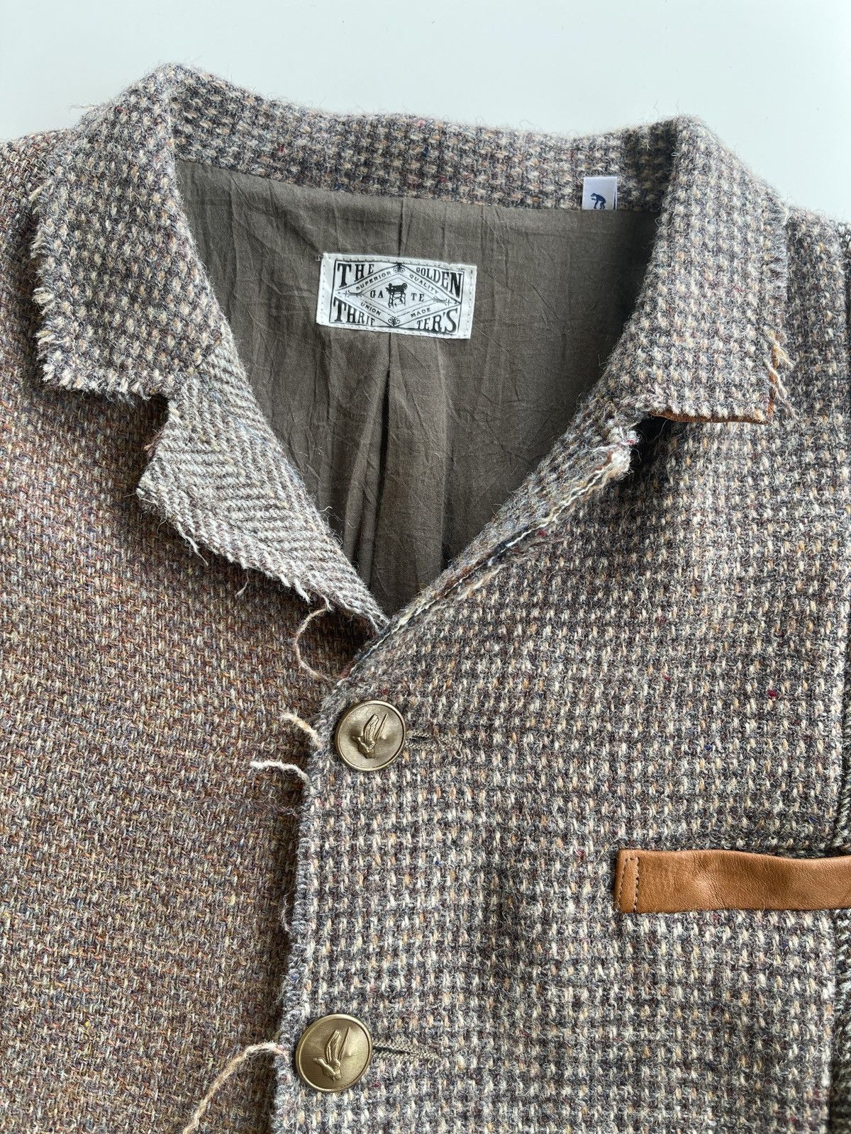 Harris Tweed 80s The Golden Gate Thrifters X HarrisTweed Patchwork Size US S / EU 44-46 / 1 - 18 Thumbnail