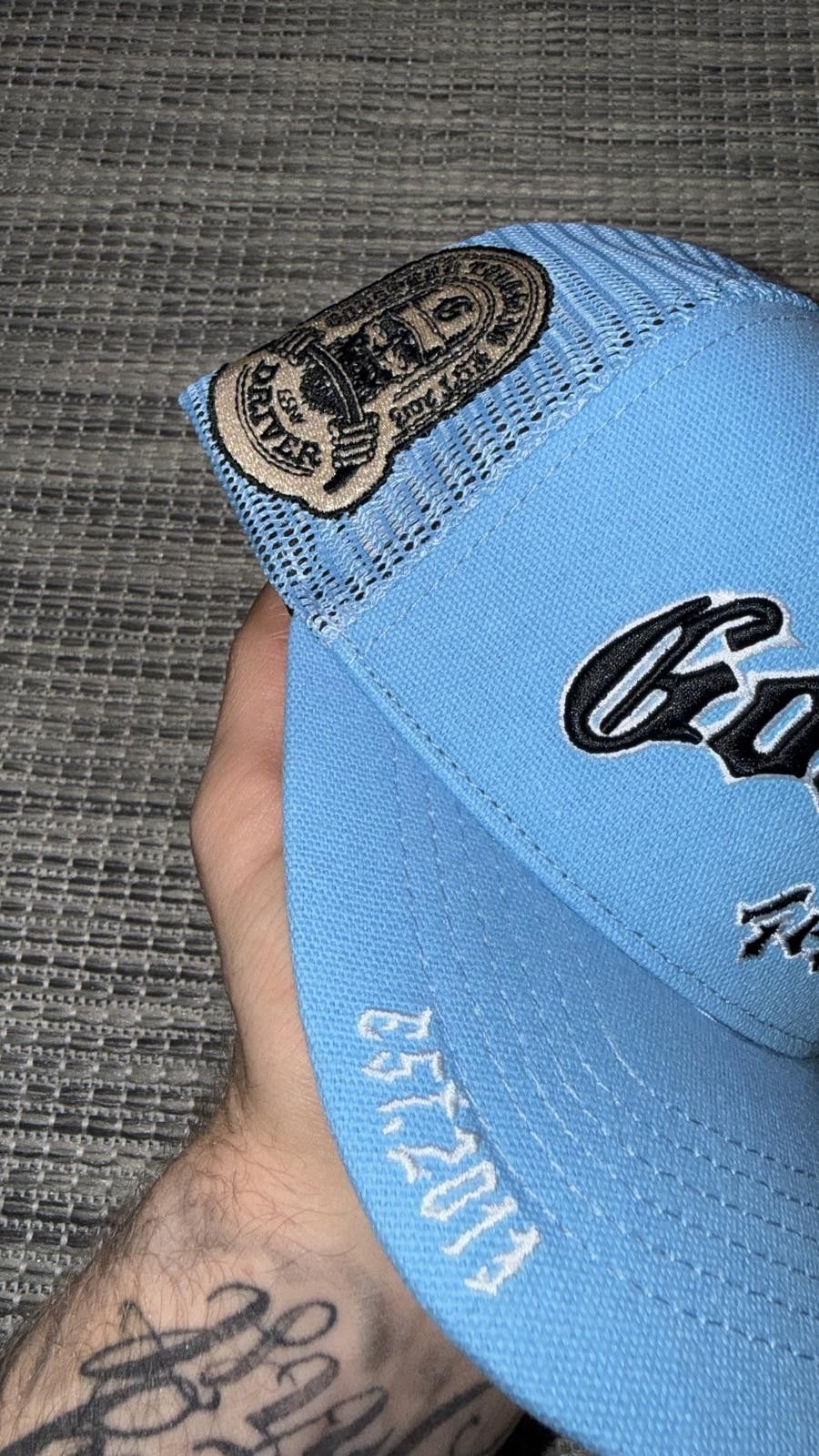 Godspeed Godspeed Sky Blue Forever Trucker Hat Size ONE SIZE - 2 Thumbnail