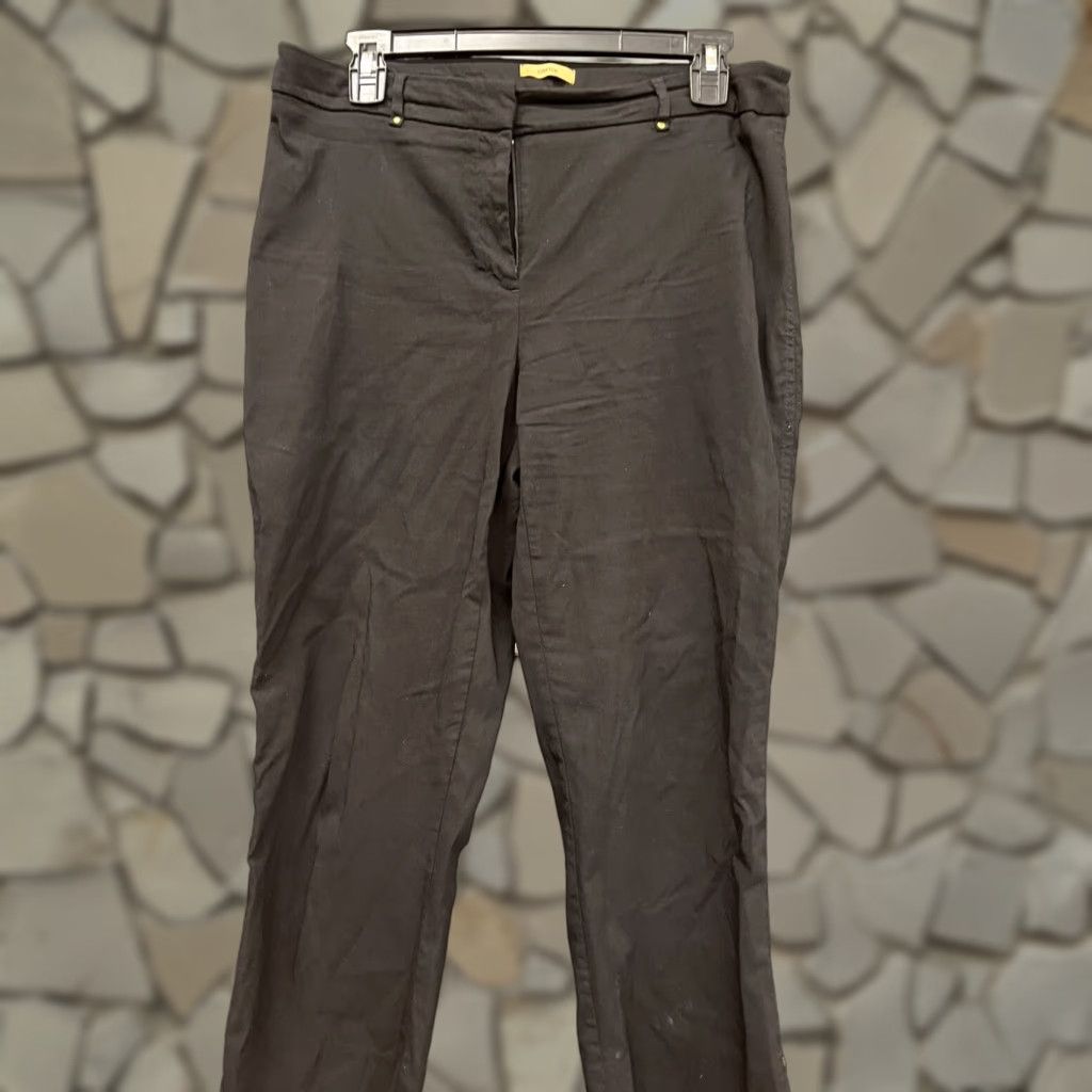 Womens Valerie Stevens Dress Pants Sz 10 Black