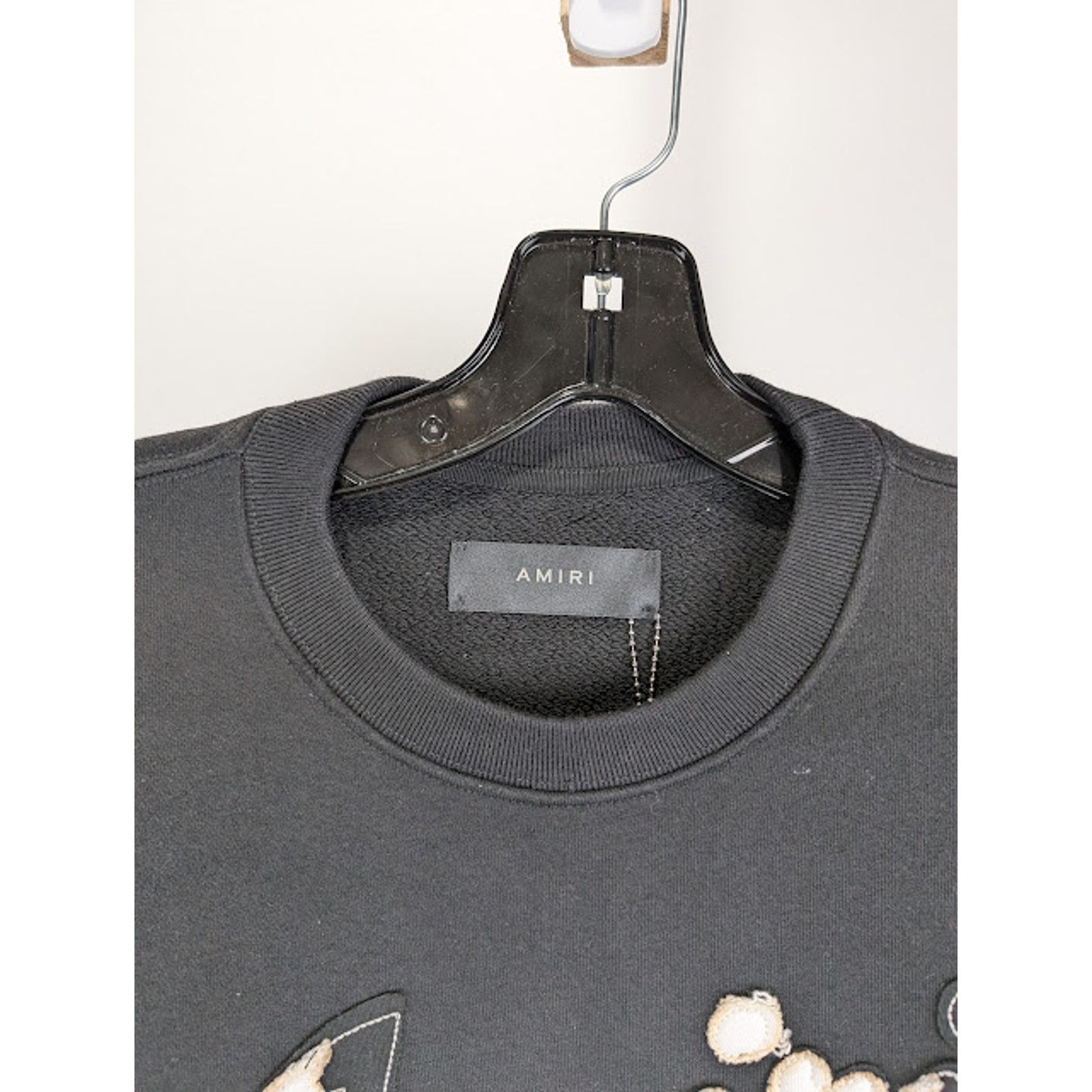 Amiri o1rshd1 Amiri 22 Crewneck Sweatshirt in Black Size US S / EU 44-46 / 1 - 3 Thumbnail
