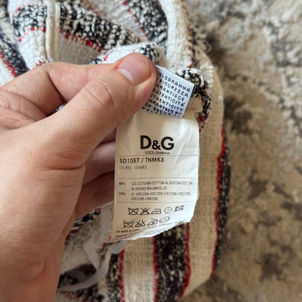 Dolce & Gabbana Dolce Gabbana Vintage Silk Tweed Blend Rare Dress Size S / US 4 / IT 40 - 9 Thumbnail