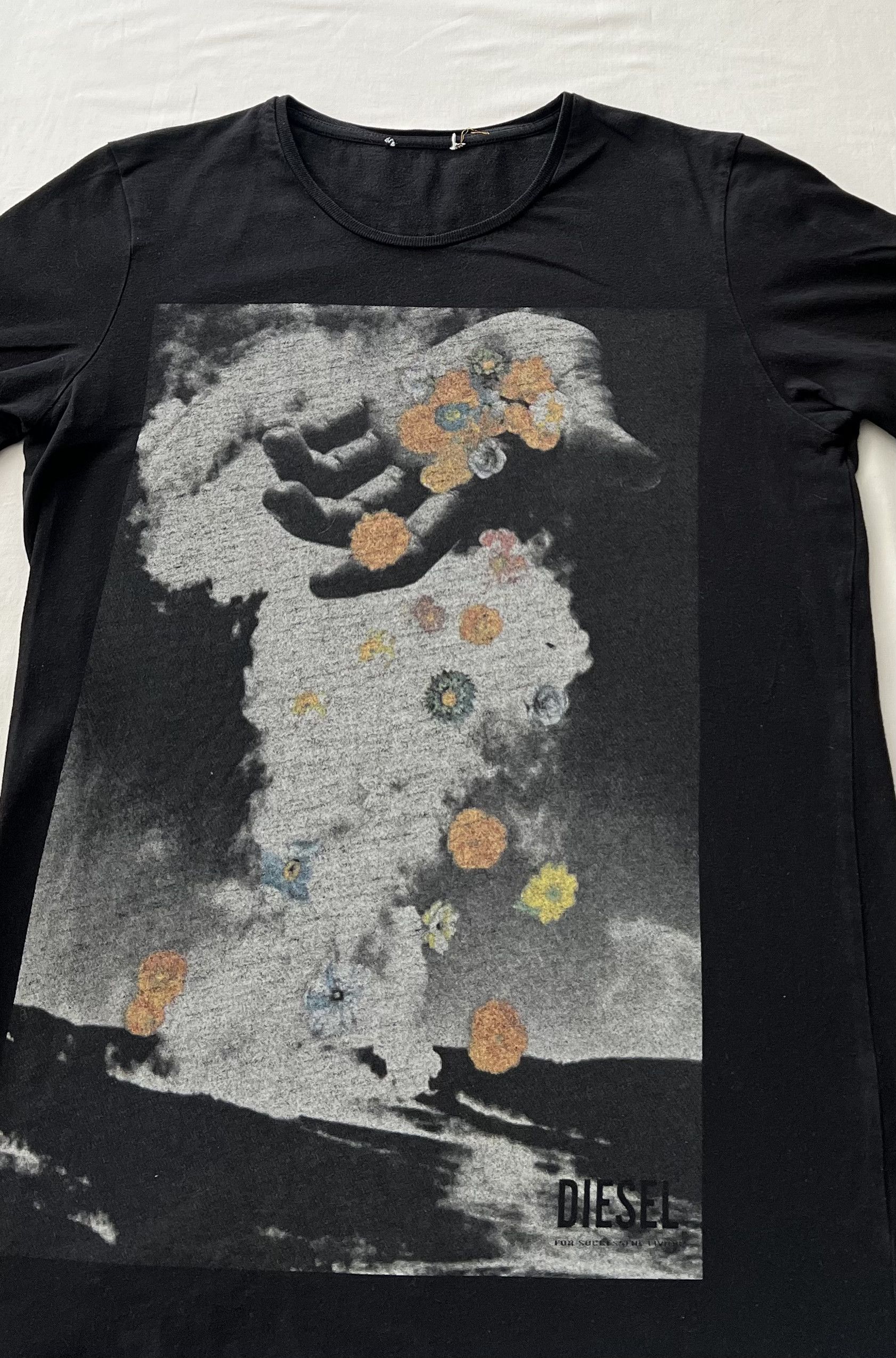 Diesel Diesel For Successful Living Black Tee Size US S / EU 44-46 / 1 - 3 Thumbnail
