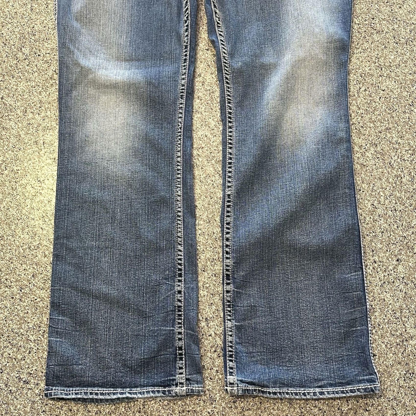 Silver Jeans Co. Nike Silver Jeans Womens Jeans Bootcut 5-Pocket Denim Blue Suki 26x35 Stretch Mid Rise Size 30" / US 8 / IT 44 - 3 Thumbnail