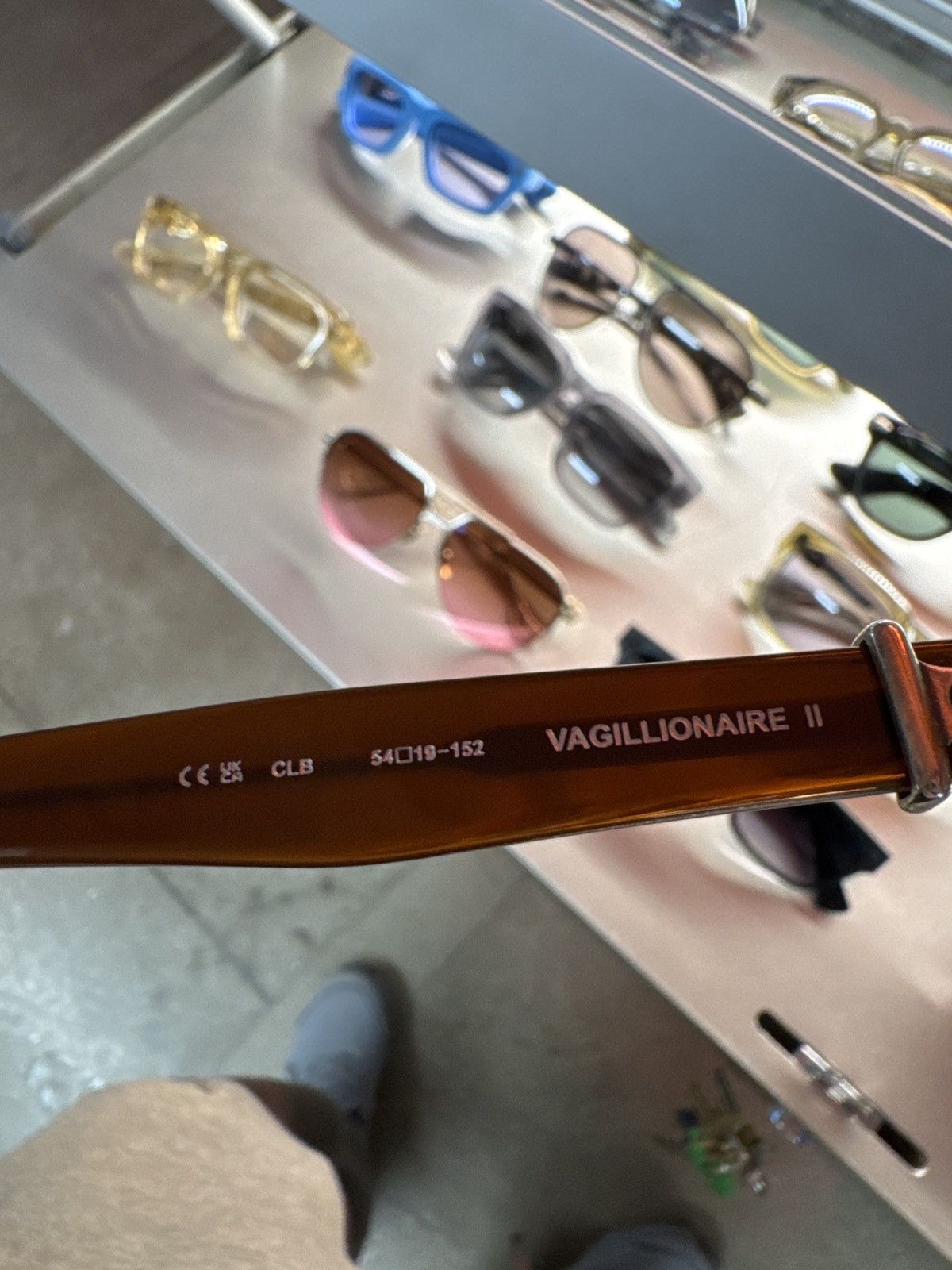 Chrome Hearts Vagillionaire II Brown Dagger Glasses Size ONE SIZE - 5 Thumbnail