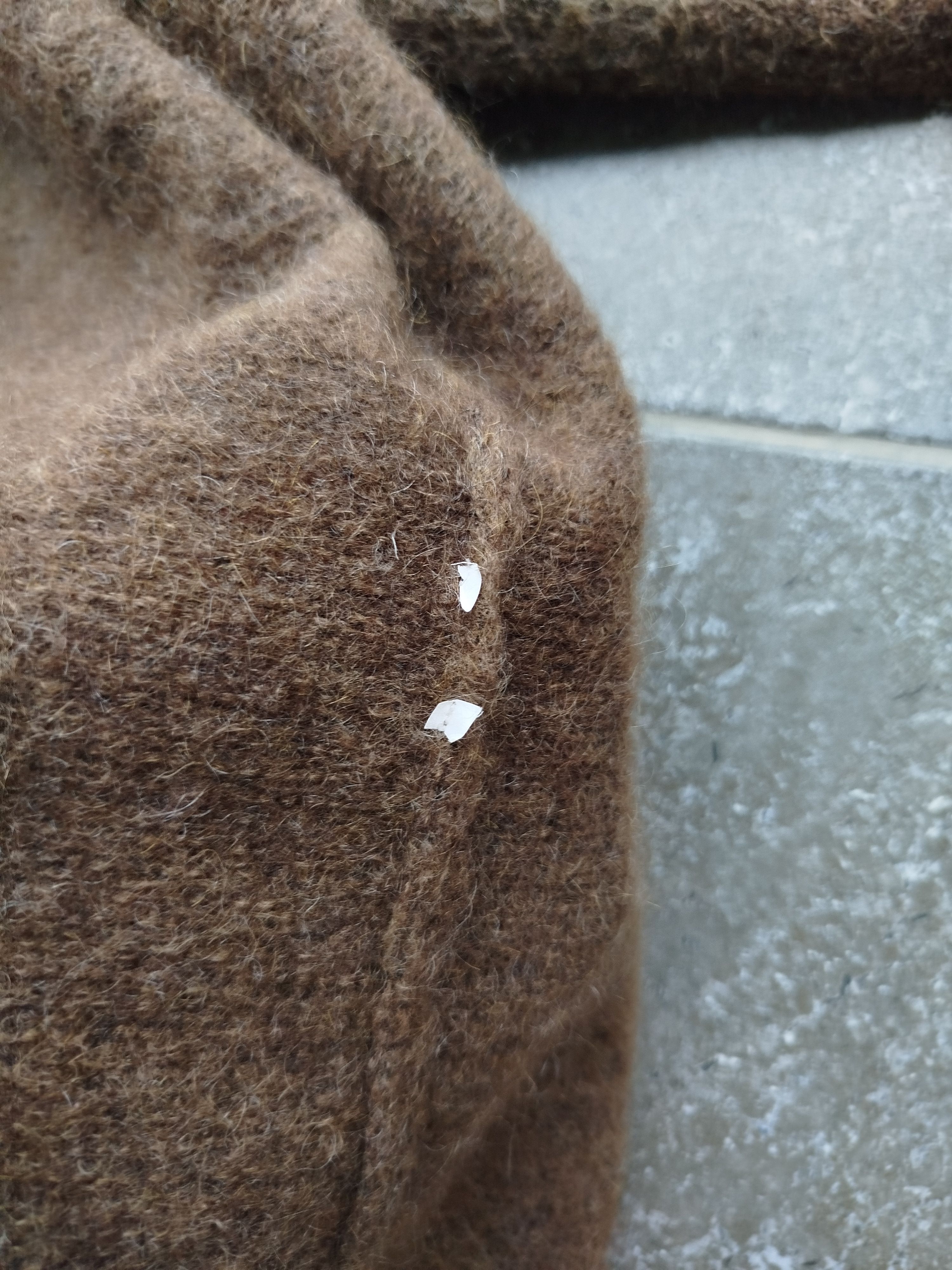 Sarah Pacini Cardigan Coat Wrap Pin Oversized Mohair Blend One Size Size ONE SIZE - 14 Thumbnail