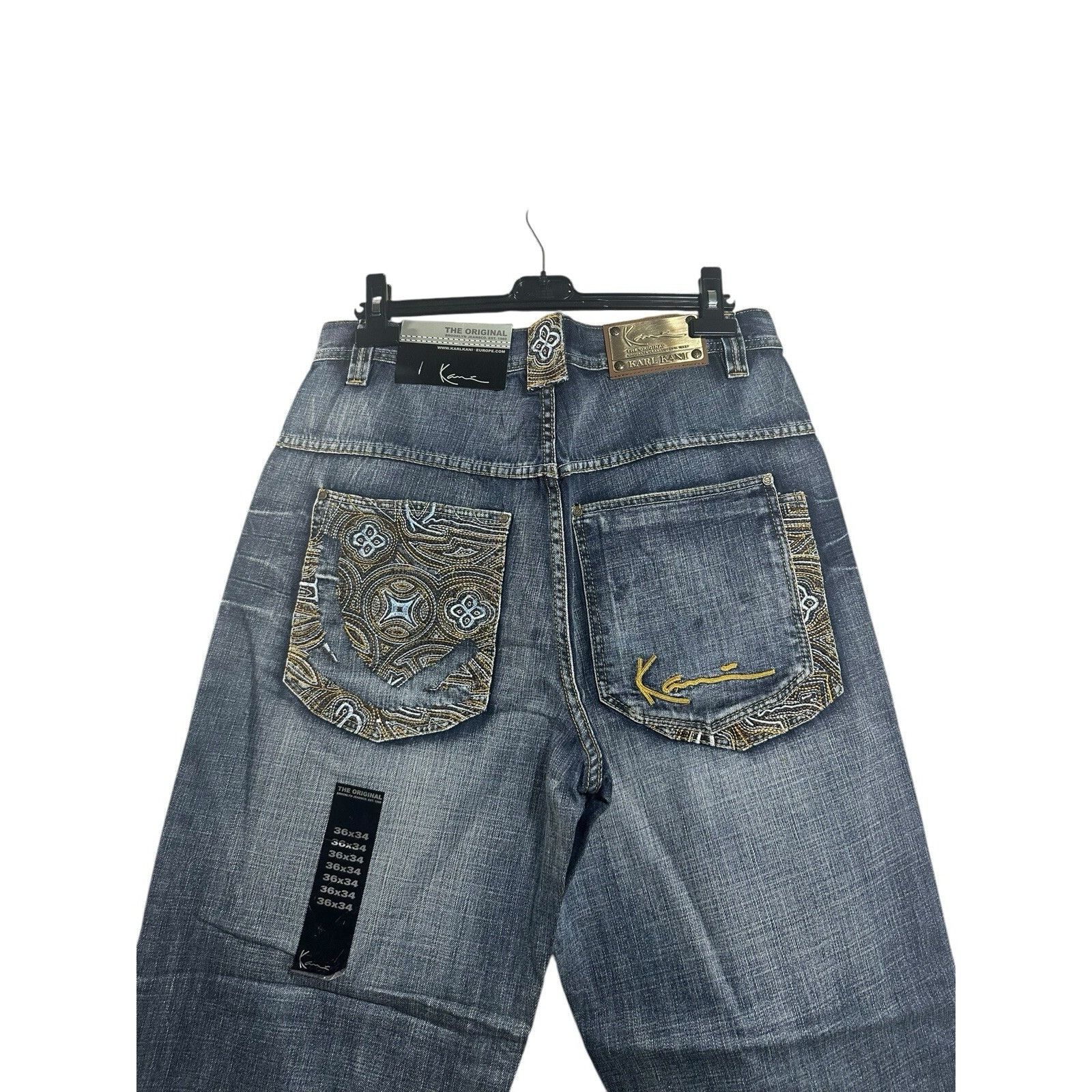 Karl Kani Vintage Karl Kani Jeans 36x34 Denim Hip Hop Baggy Y2K 90’s 2 Size US 36 / EU 52 - 5 Thumbnail