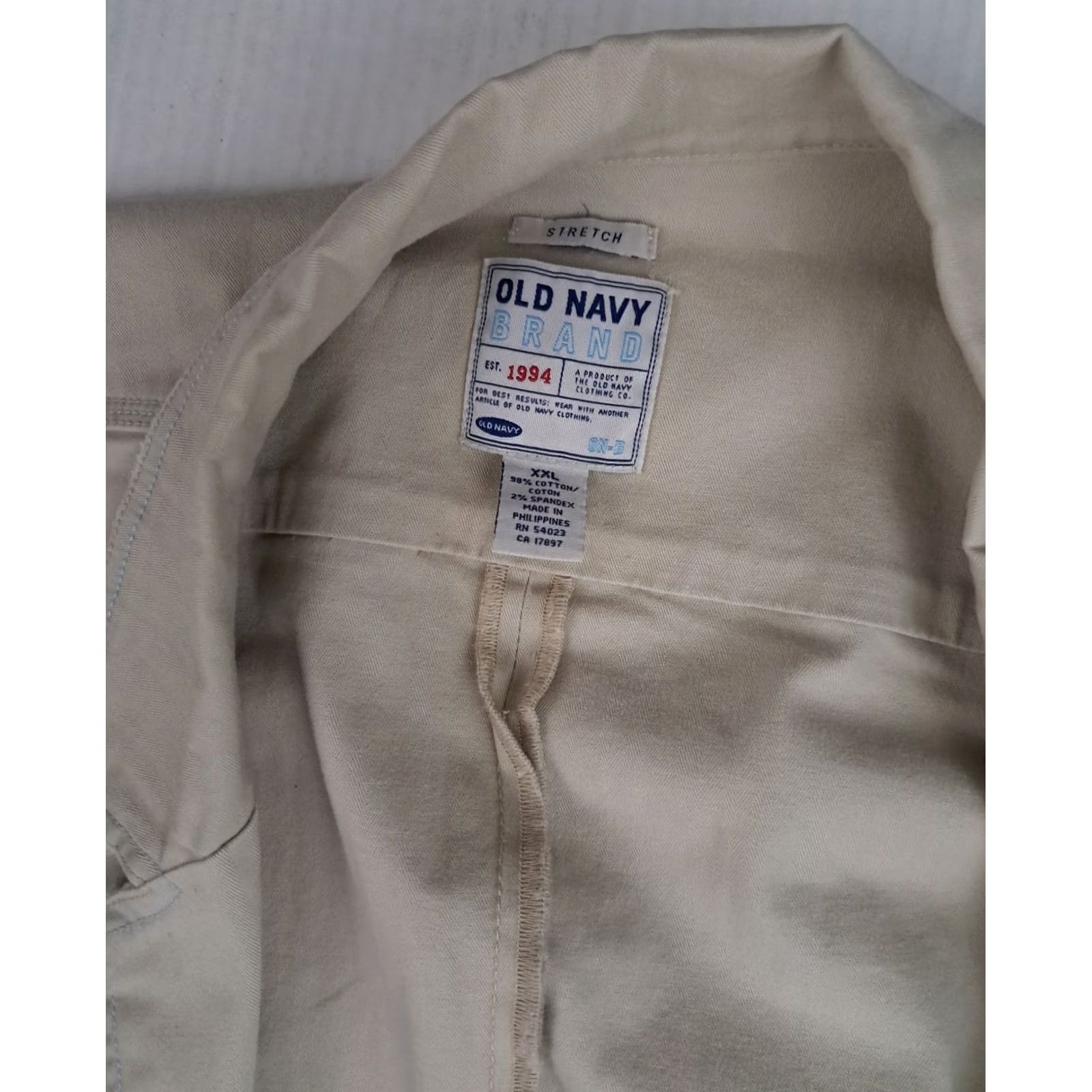 Old Navy VINTAGE Old Navy Beige Blazer Jacket Women Adult XXL Size XXL / US 16-18 / IT 52-54 - 2 Thumbnail