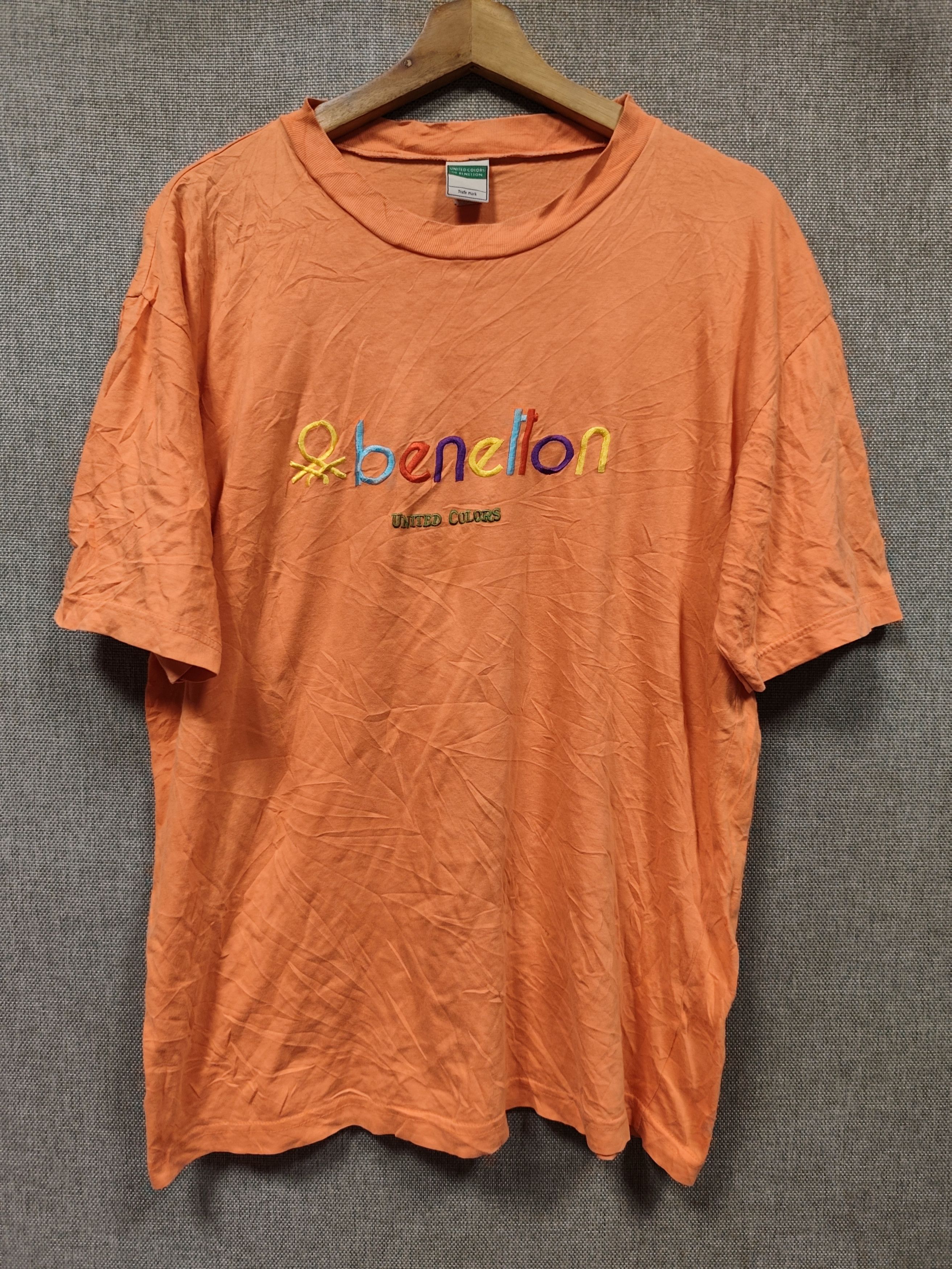 Benetton T shirt Benetton embroidery Size US L / EU 52-54 / 3 - 1 Thumbnail