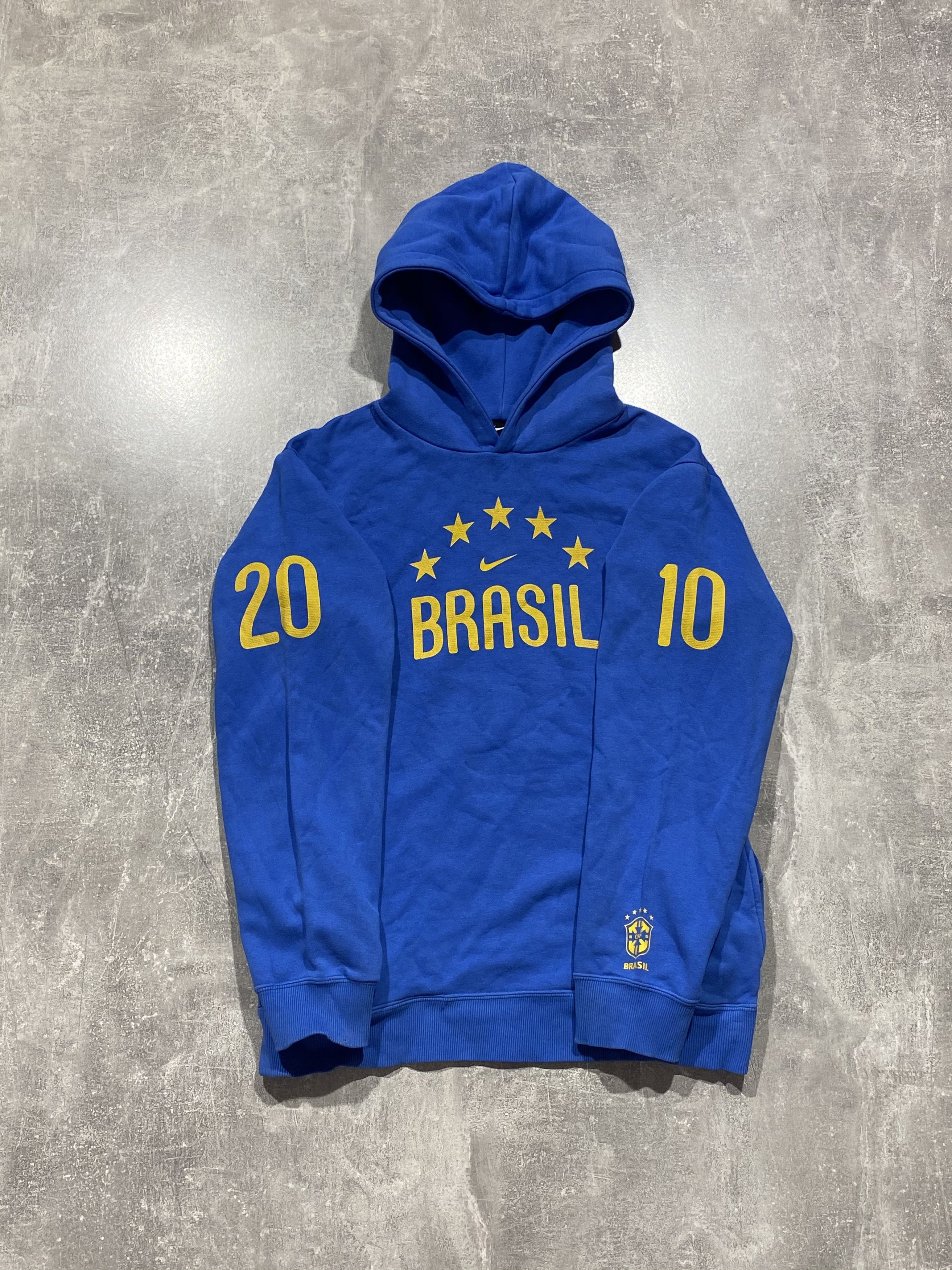 Nike Vintage Y2K Brazil Center Swoosh Big logo hoodie Size US XS / EU 42 / 0 - 1 Thumbnail
