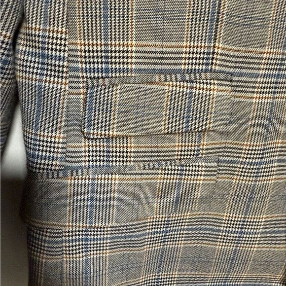 Other Paisley & Gray Plaid Blazer Bulldog Lining – Size 42R Size 42R - 7 Thumbnail