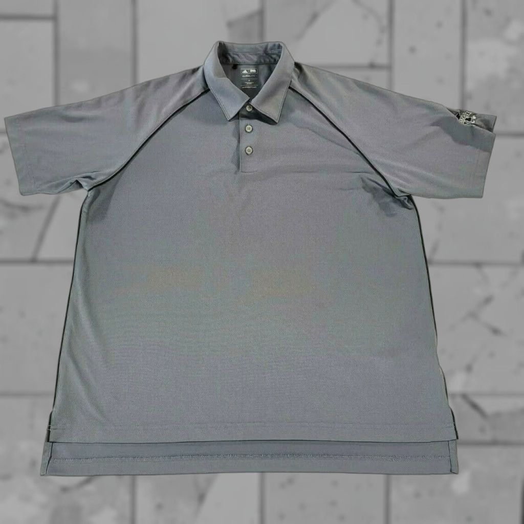Adidas adidas Climalite Golf Polo Shirt Gray Solid Polyester Spandex Mens Size Medium Size US M / EU 48-50 / 2 - 1 Thumbnail