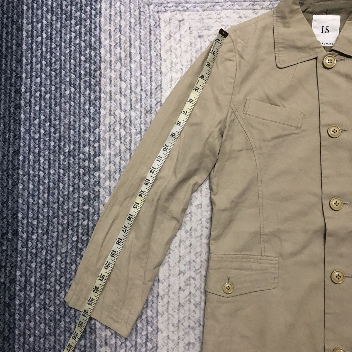 Issey Miyake × Japanese Brand Rare Distressed I.S. Sunao Kuwahara Long Jacket Size US XS / EU 42 / 0 - 20 Thumbnail