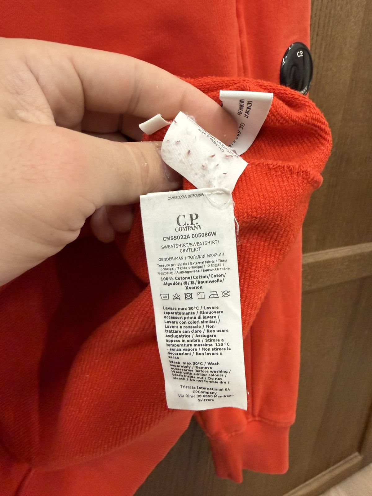 C.P. Company C.P. Company Red Cotton Sweatshirt Size US M / EU 48-50 / 2 - 9 Thumbnail