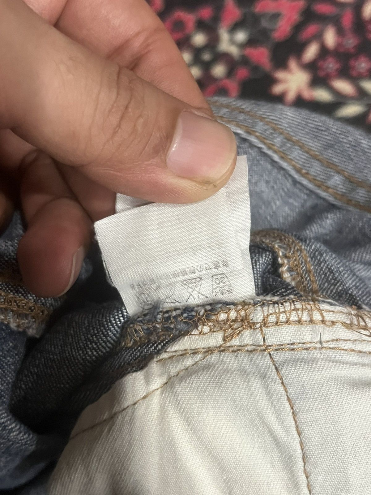 CABANE de ZUCCa Cabbane de Zucca Asymmetrical 11 Button Blue Washed Jeans Size US 30 / EU 46 - 17 Thumbnail