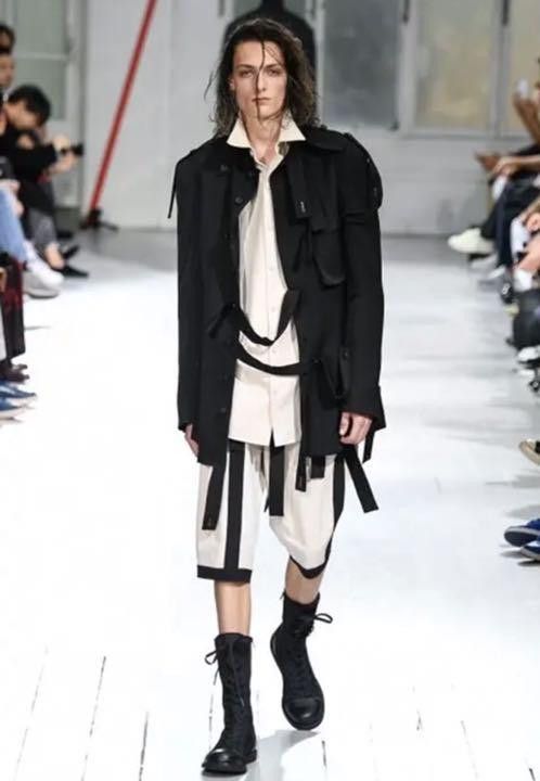 Yohji Yamamoto Tape arrangement short pants
