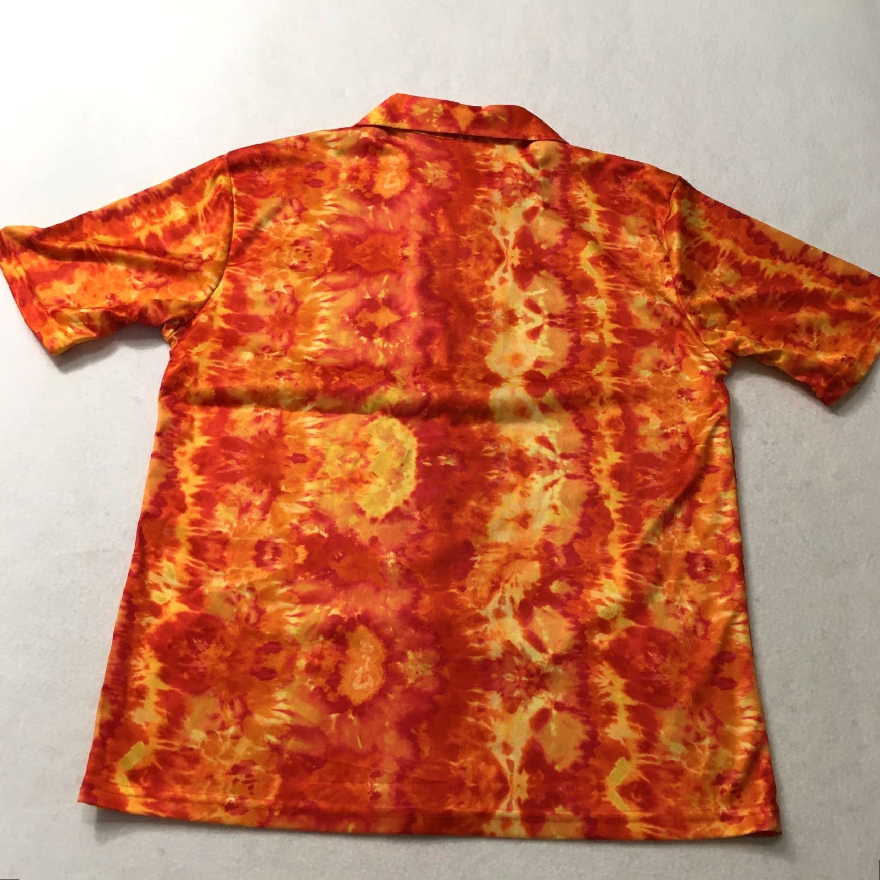 Vintage VINTAGE Plastix Idol Shirt Mens M Orange 90s Blaze Button-Up USA Made Size US M / EU 48-50 / 2 - 7 Thumbnail