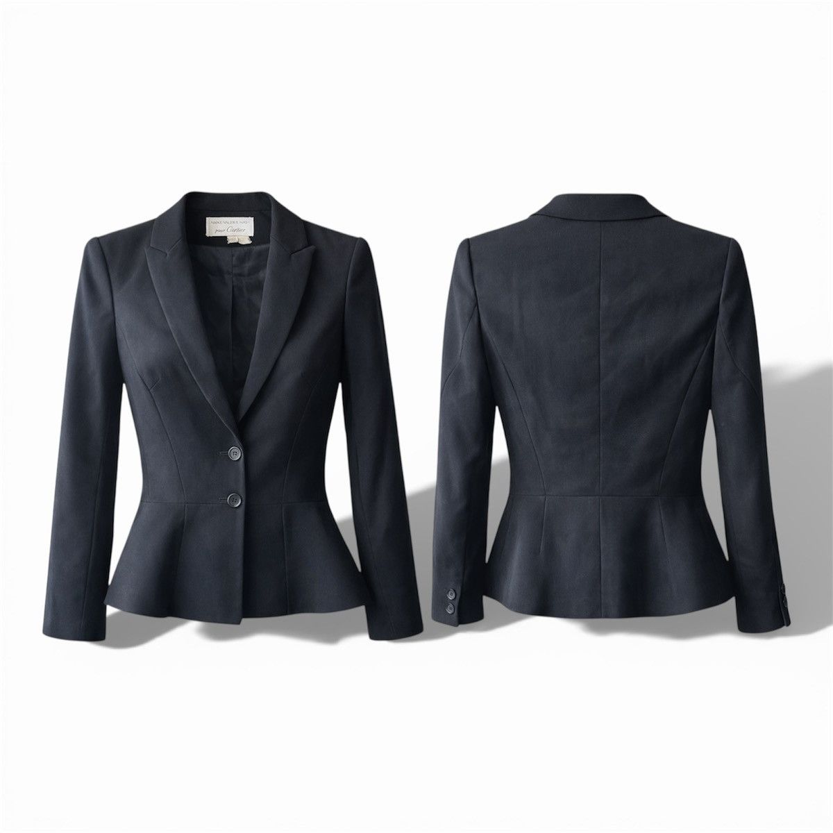 Cartier ANNE VALERIE HASH POUR CARTIER WOMEN TUXEDO BLAZER JACKET 38 Size XS / US 0-2 / IT 36-38 - 2 Thumbnail